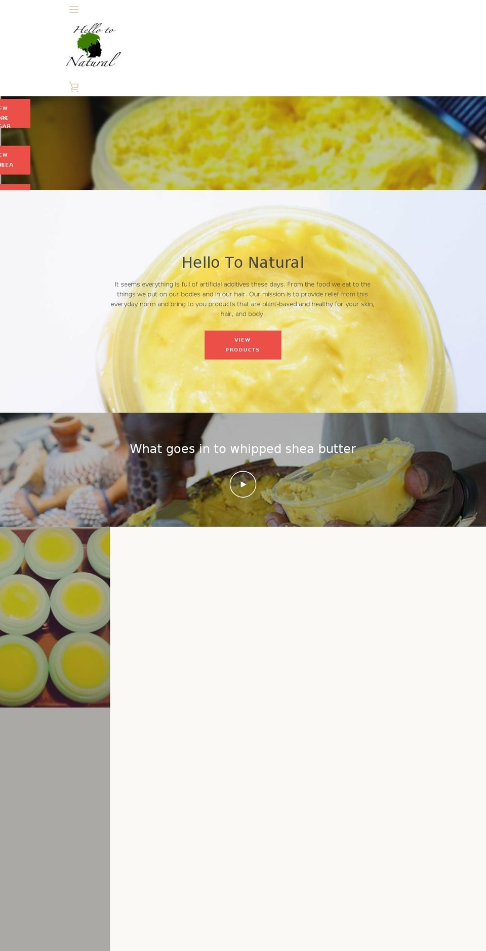 hellotonatural.com — Shopify storefront screenshot