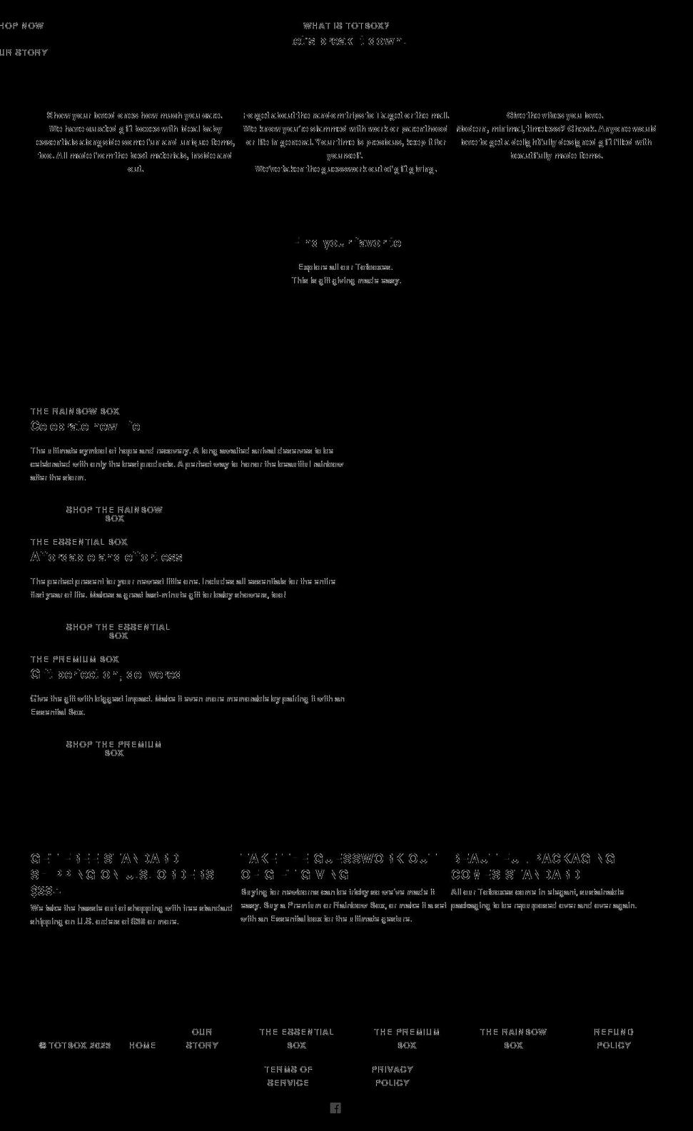 hellototbox.com shopify website screenshot