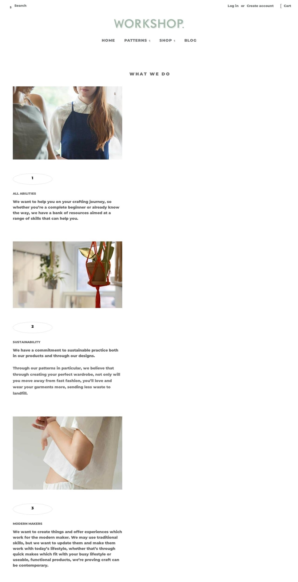 helloworkshop.co.uk shopify website screenshot