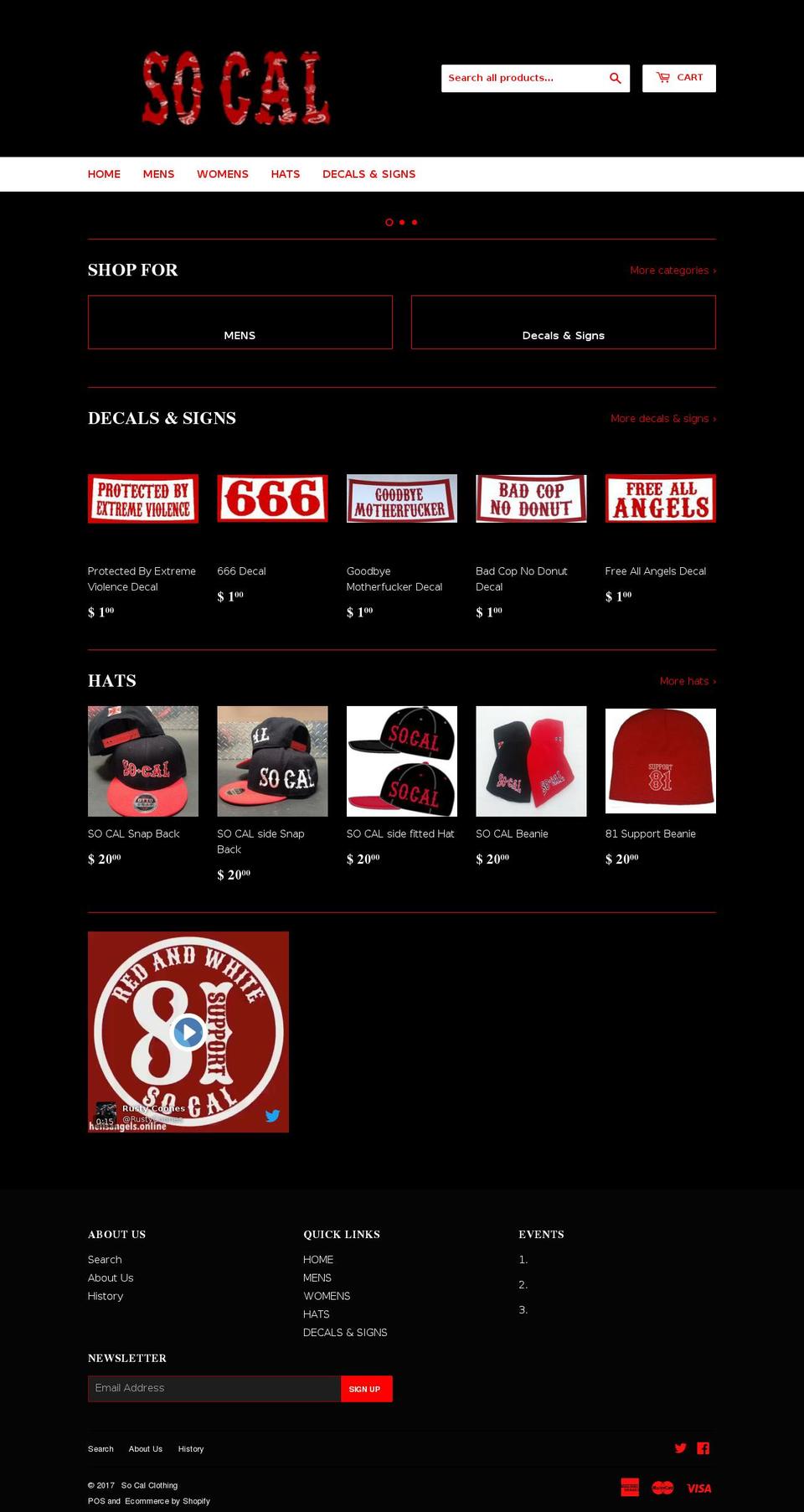 hellsangels.net shopify website screenshot