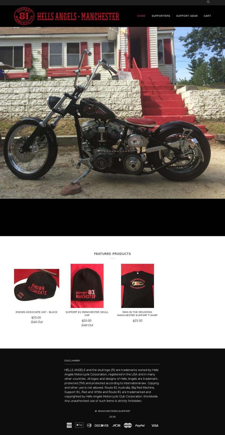 hellsangelsnh.com — Shopify storefront screenshot