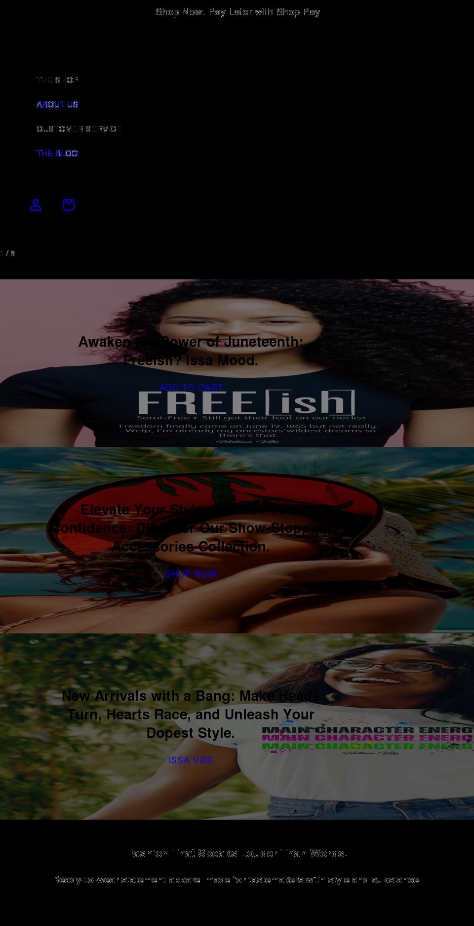 helluvavibe.com — Shopify storefront screenshot