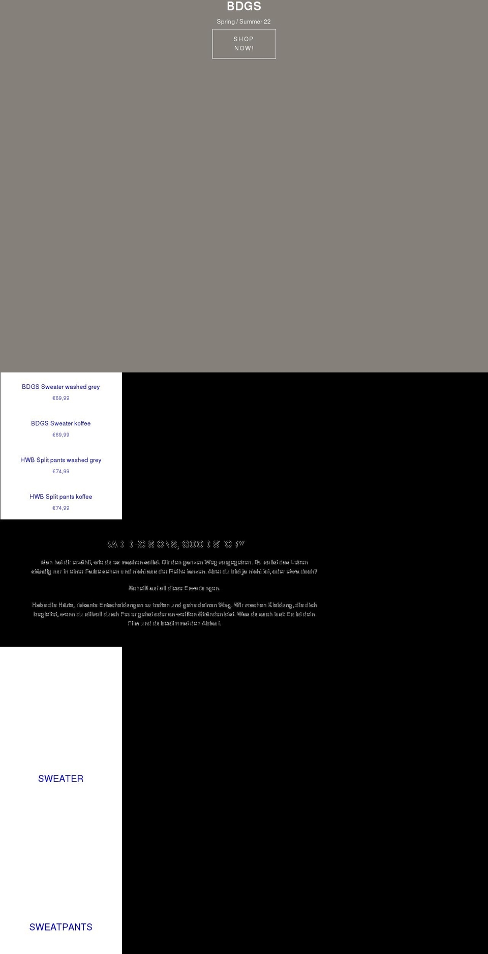 hellwasboring.com shopify website screenshot