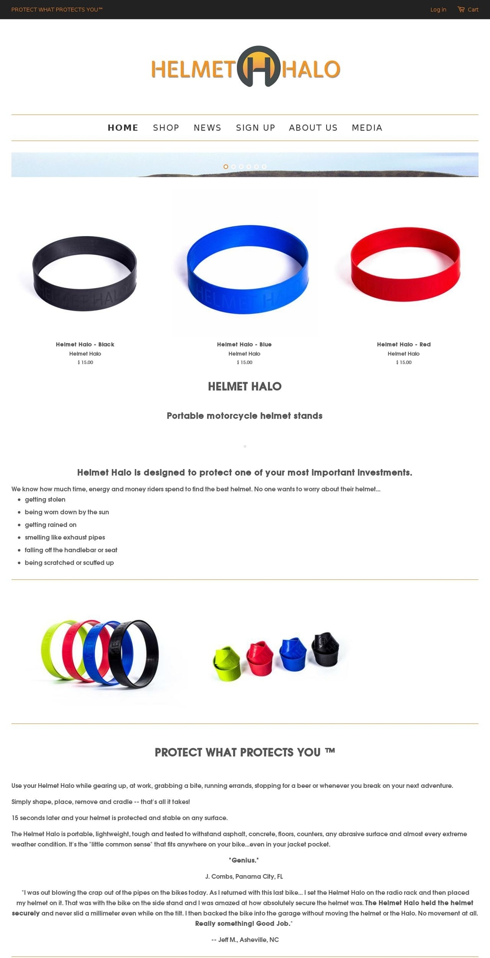 helmethalo.com shopify website screenshot