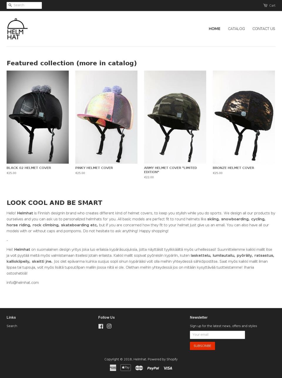 helmhat.com — Shopify storefront screenshot