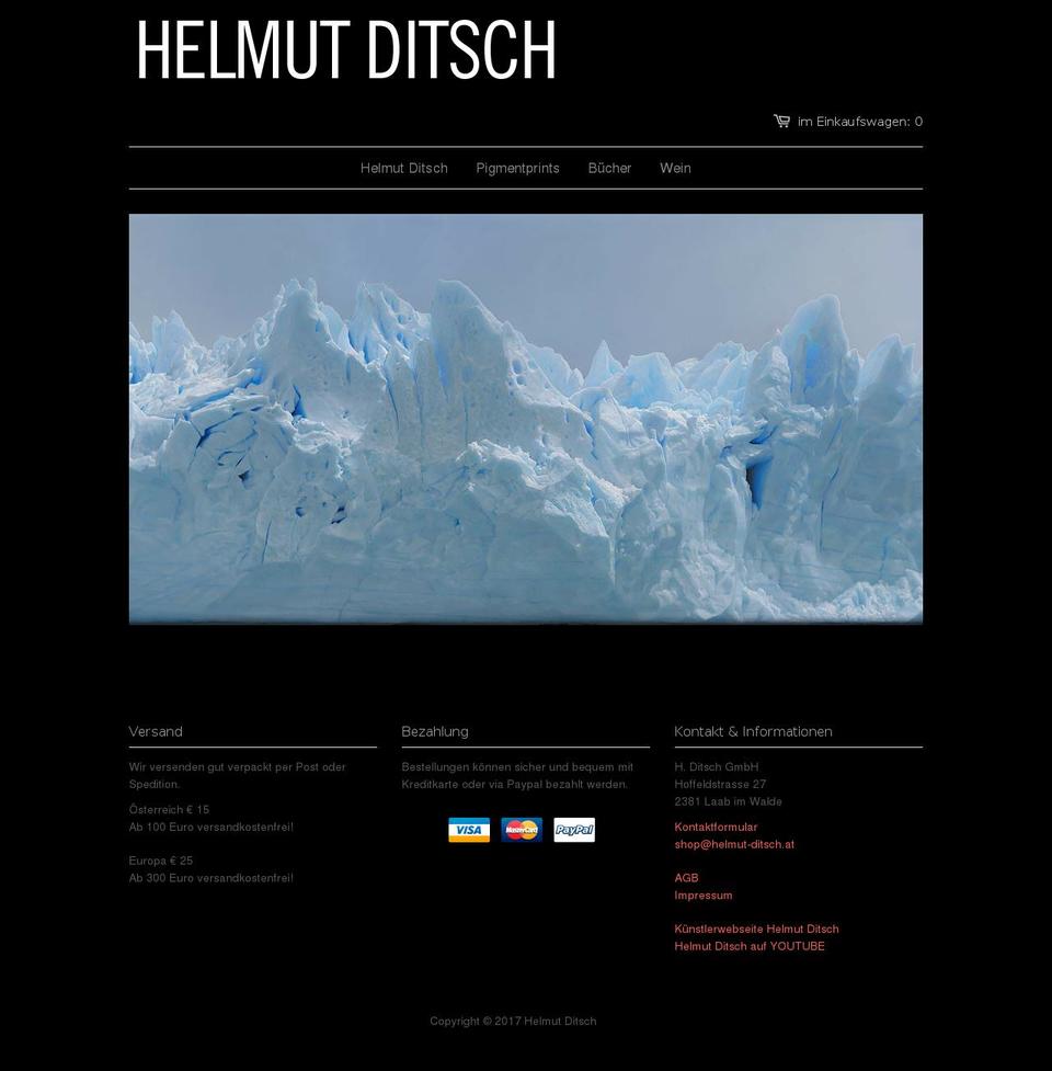 helmut-ditsch.at shopify website screenshot
