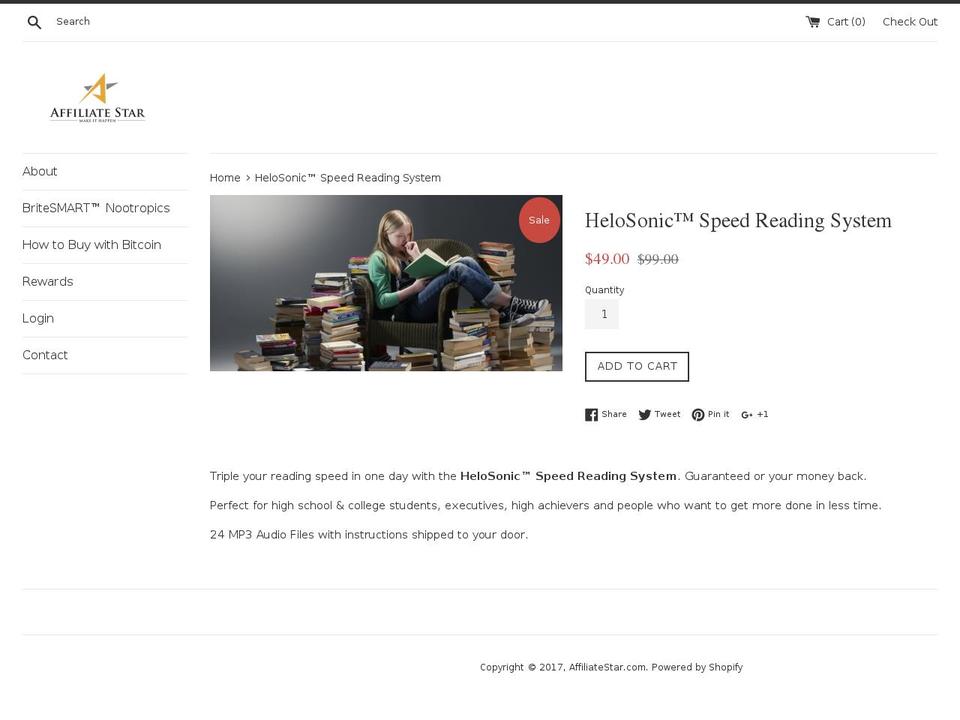 helosonic.com shopify website screenshot