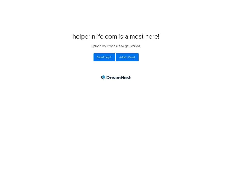 helperinlife.com shopify website screenshot