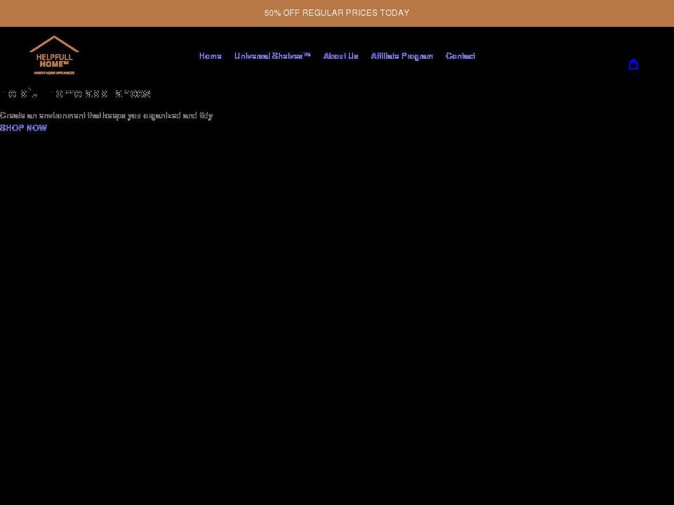 helpfullhome.com shopify website screenshot