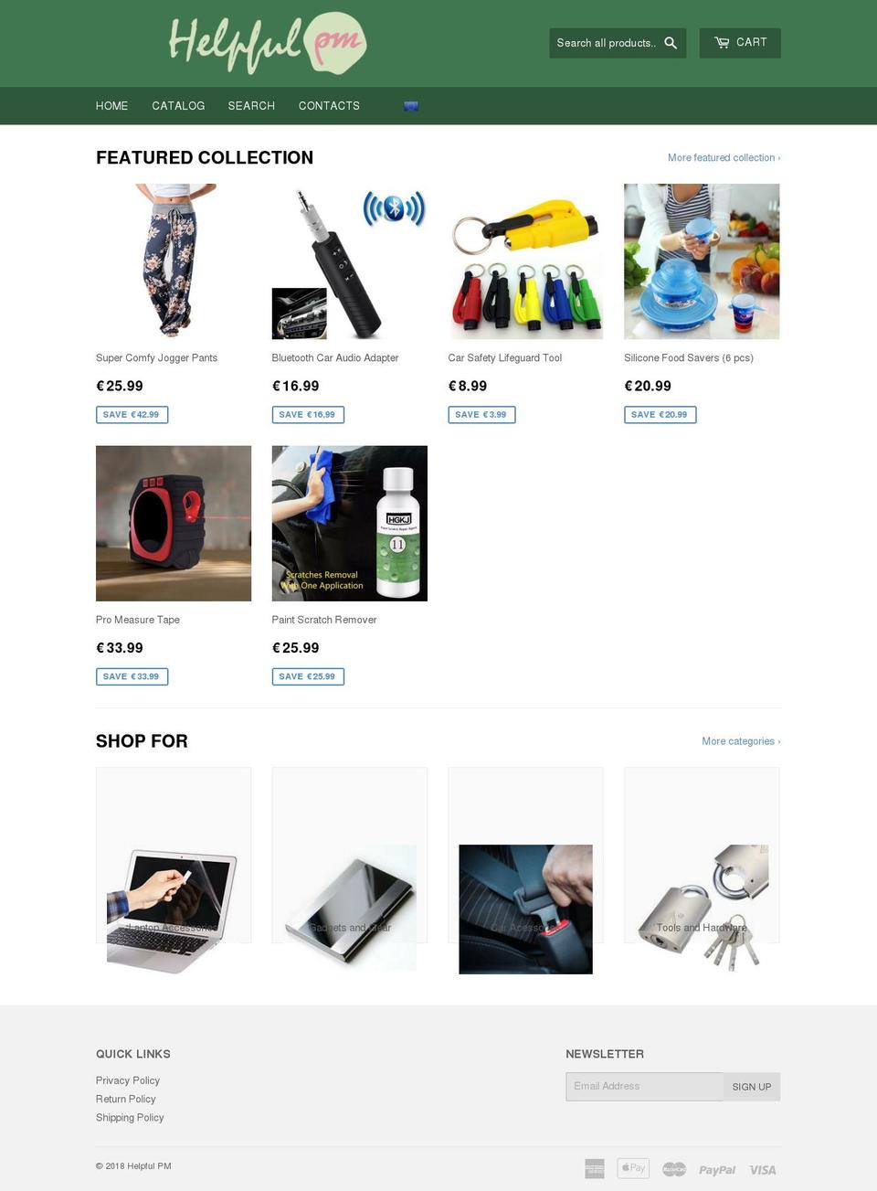 helpfulpm.com — Shopify storefront screenshot