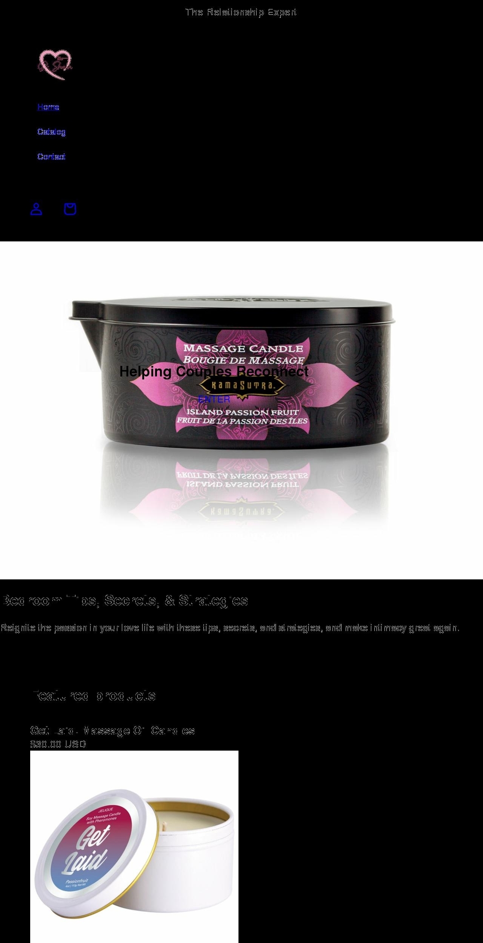 helpingcouplesreconnect.com shopify website screenshot