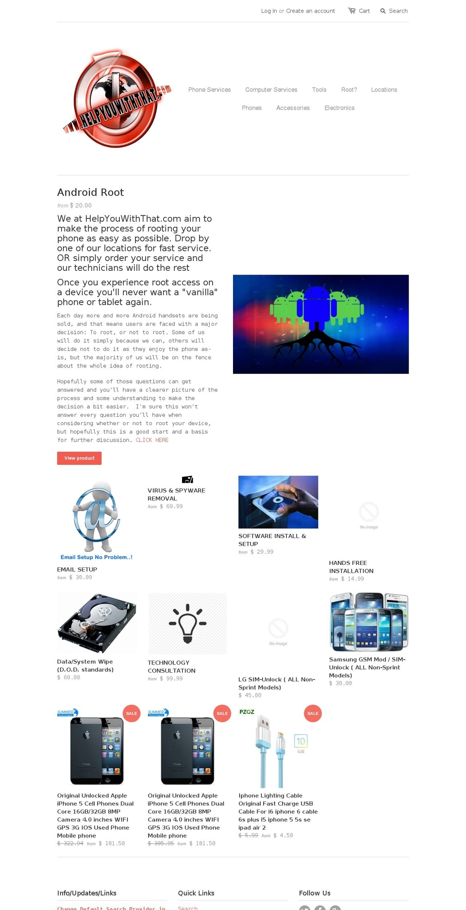 helpyouwiththat.com shopify website screenshot