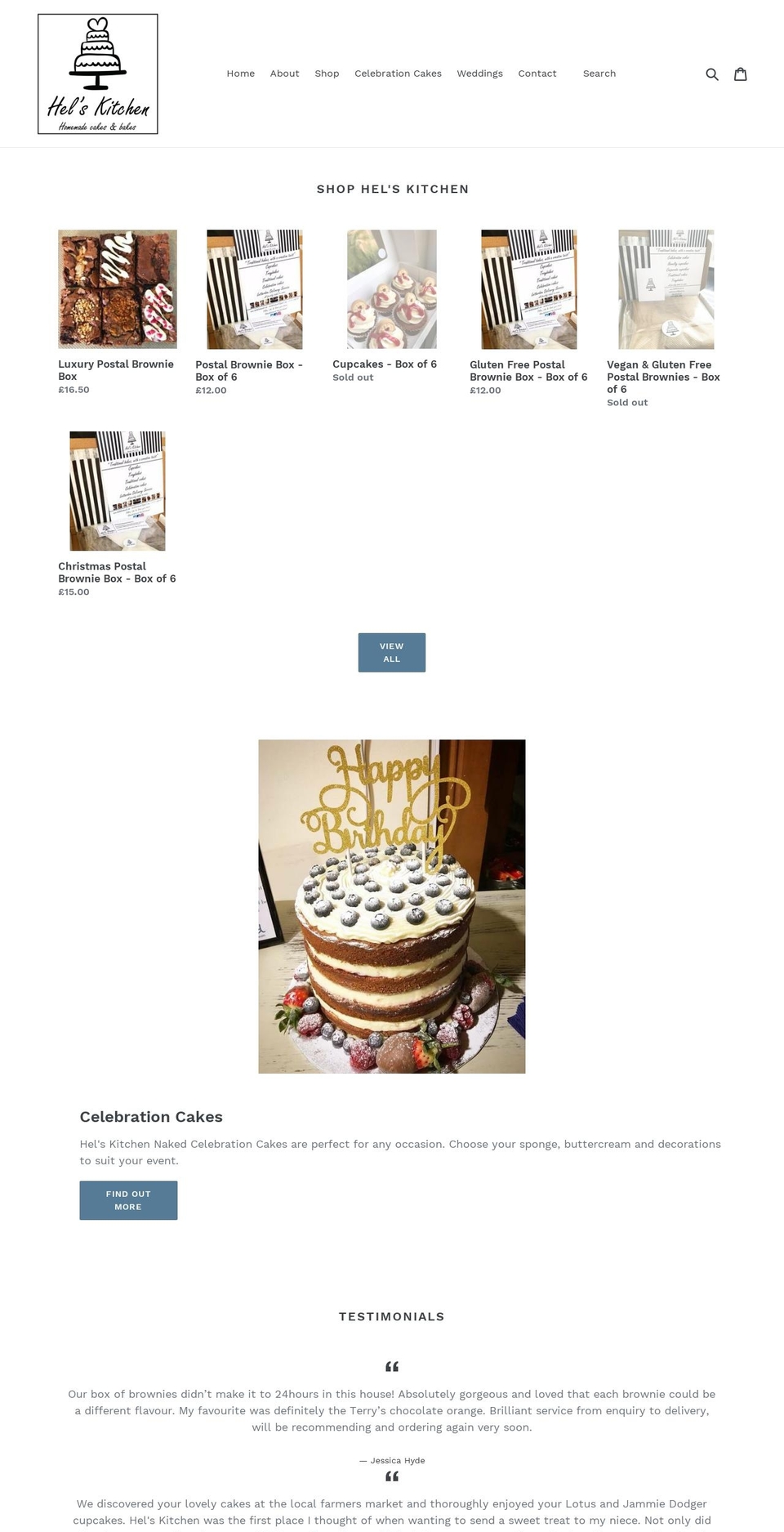 helskitchenuk.com — Shopify storefront screenshot
