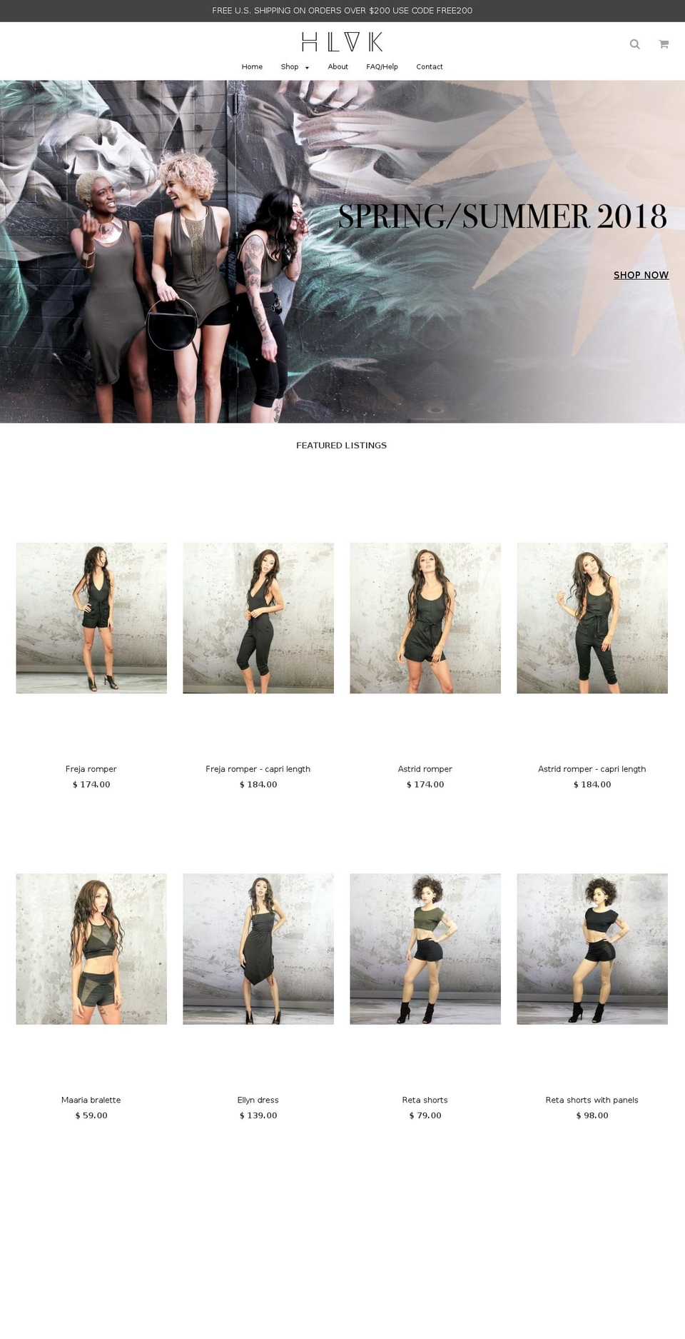 helvak.com shopify website screenshot