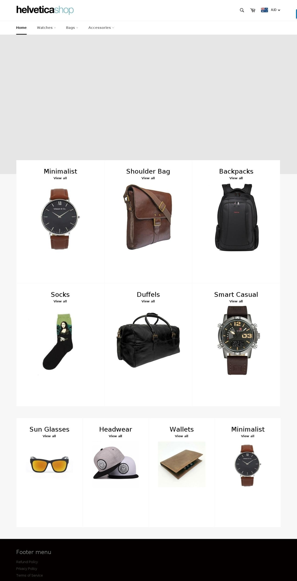 helveticashop.com — Shopify storefront screenshot