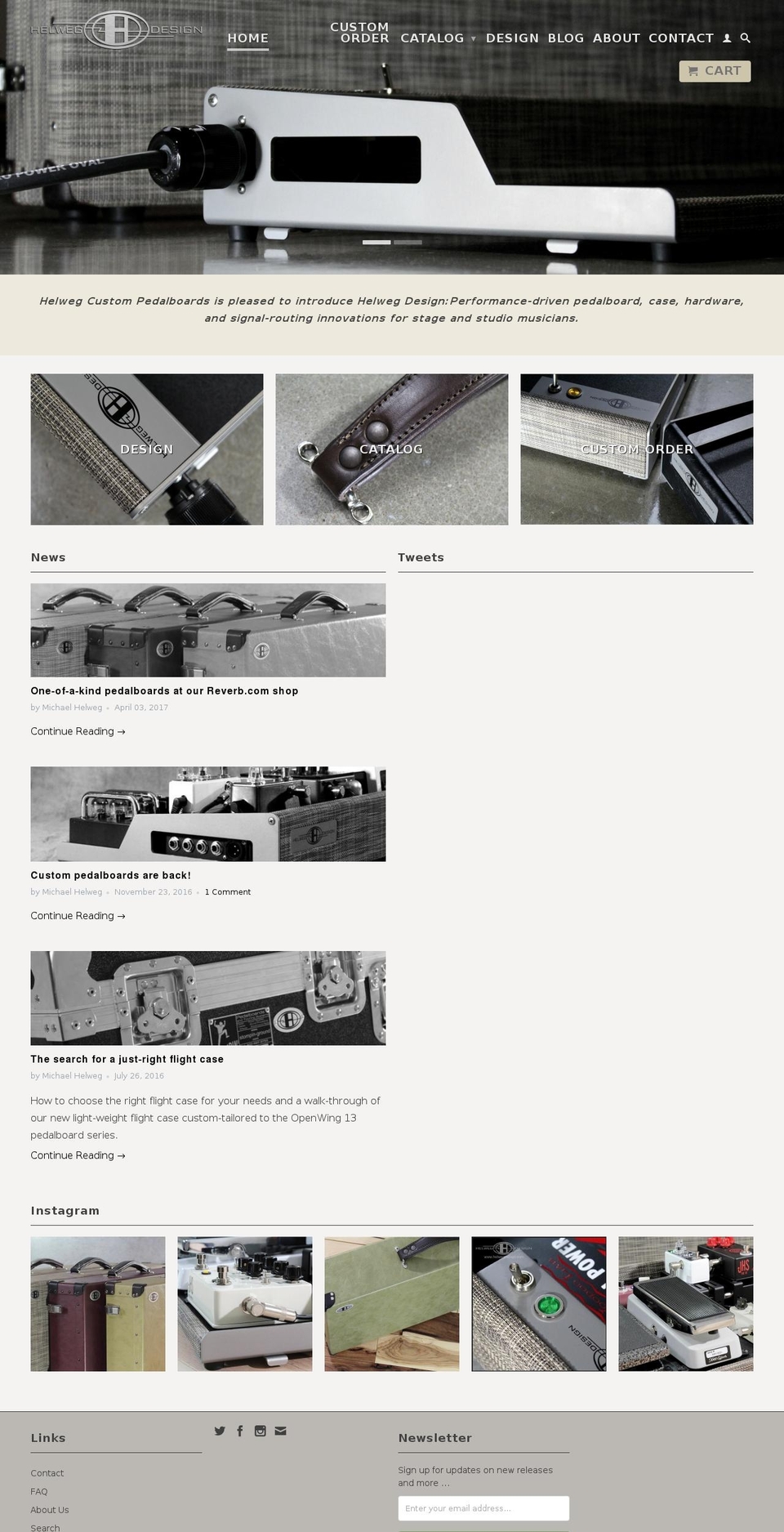 Portland Shopify theme site example helwegdesign.com