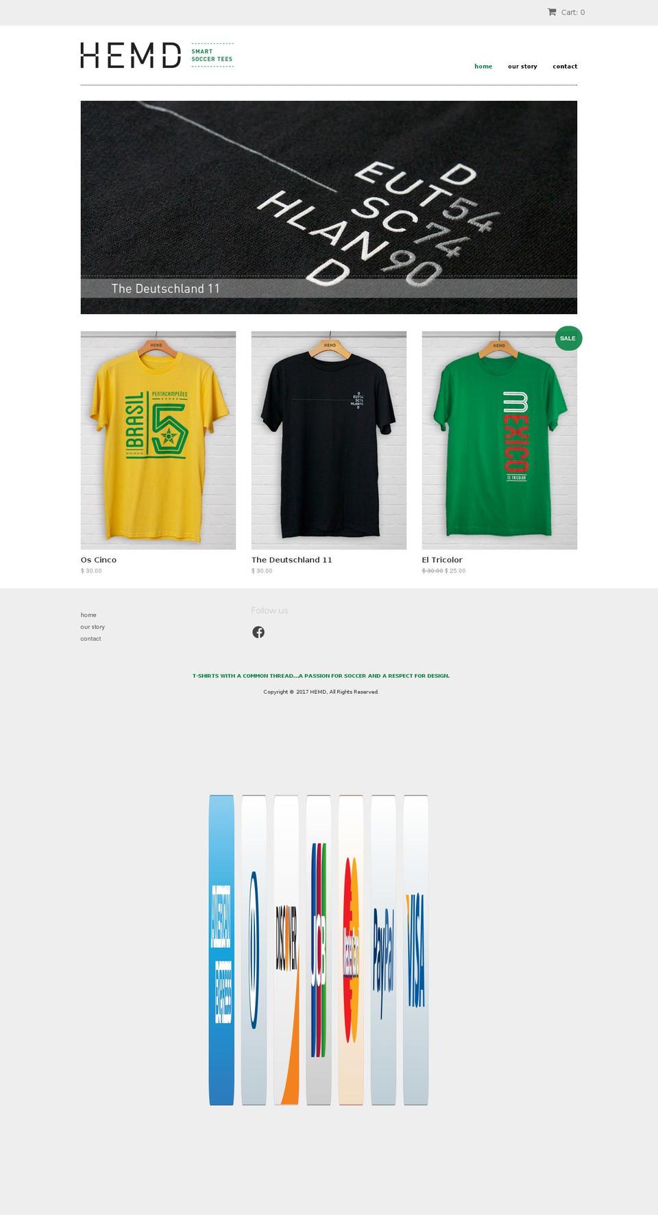 hemdsoccer.com shopify website screenshot