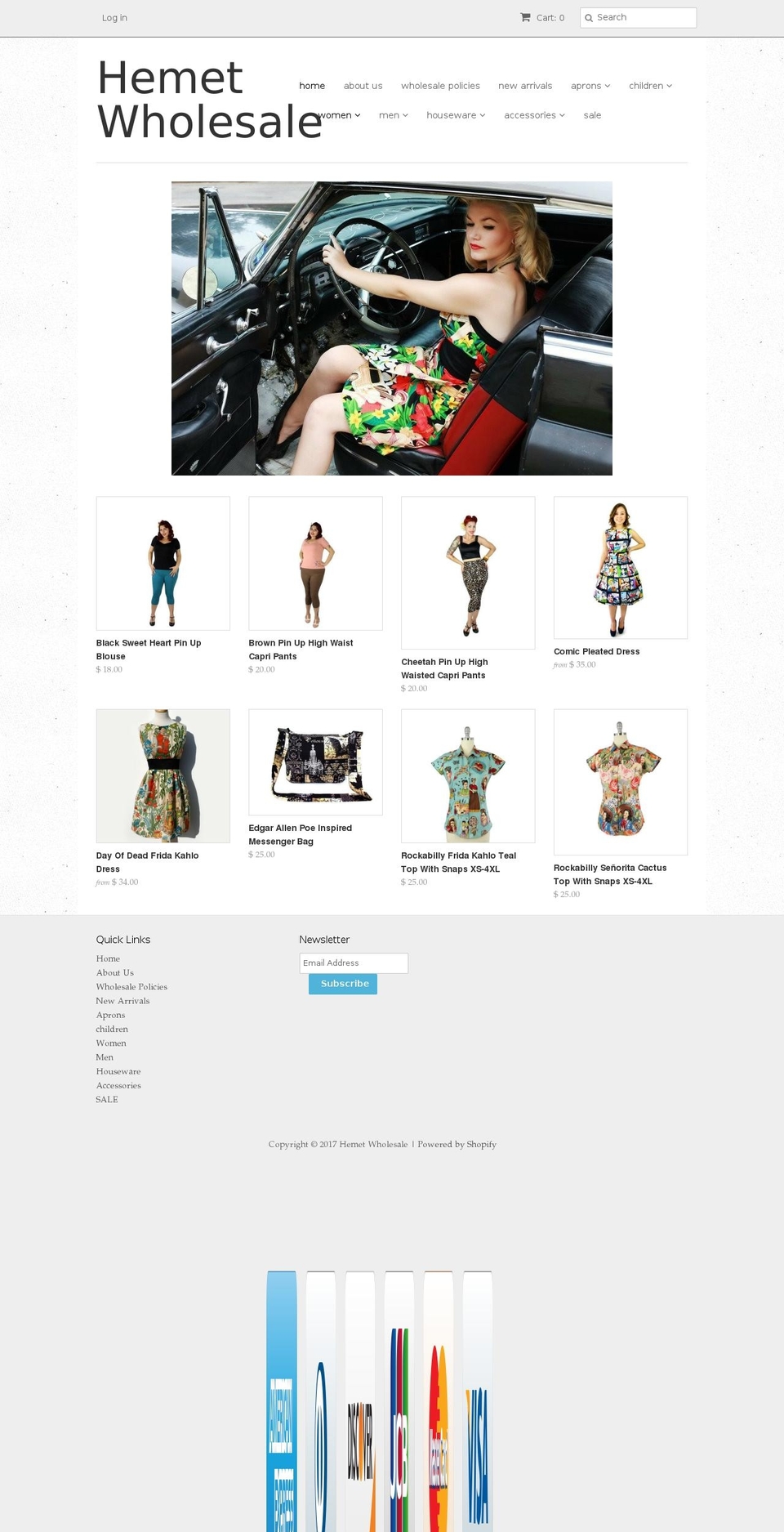 hemetwholesale.com shopify website screenshot