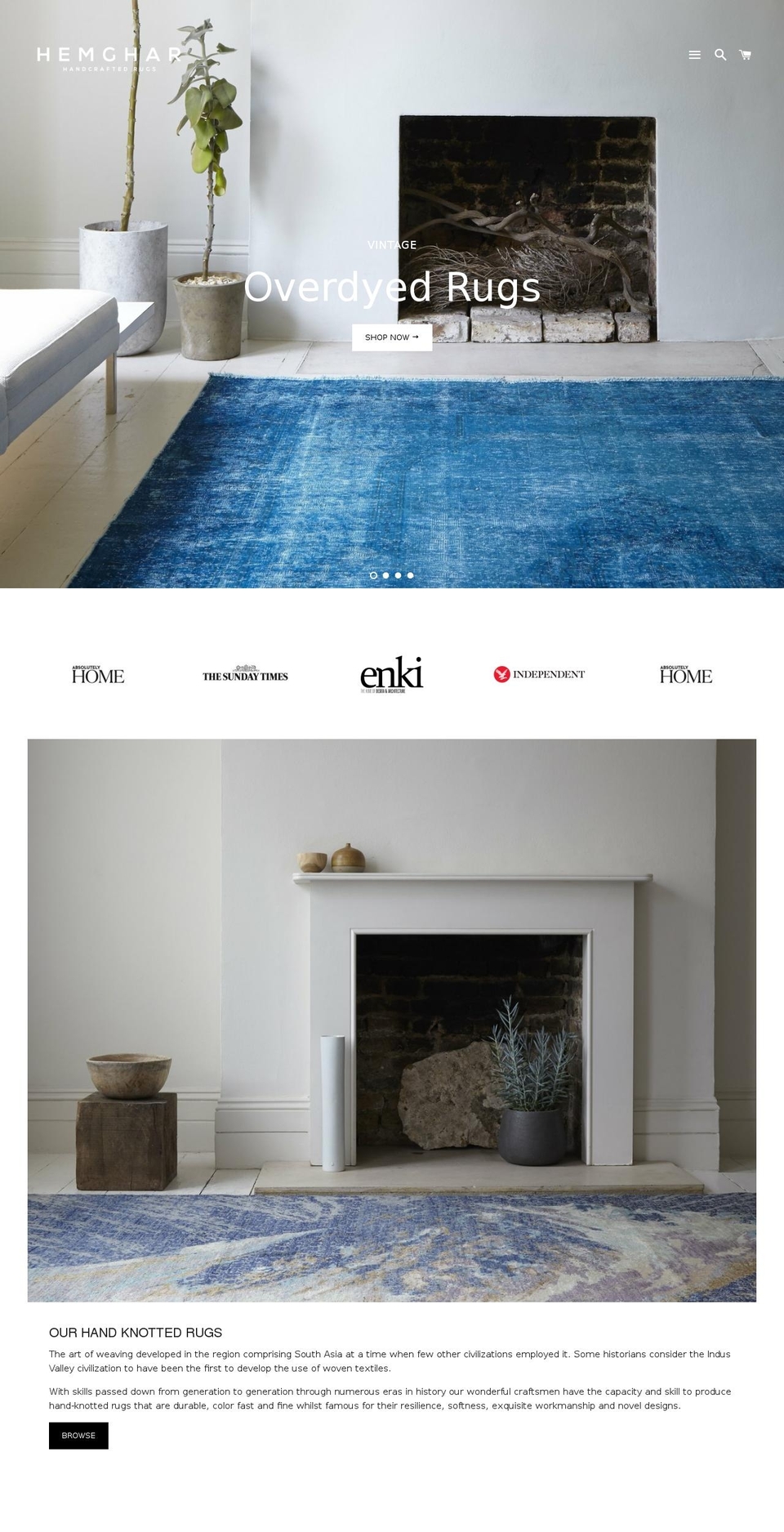 hemghar.com — Shopify storefront screenshot