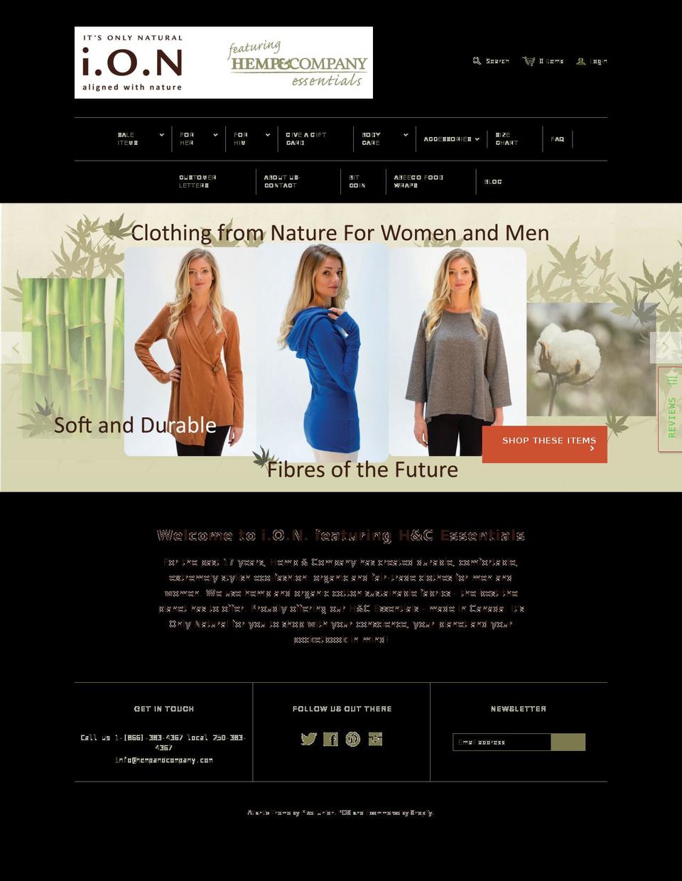 hempandcompany.com shopify website screenshot