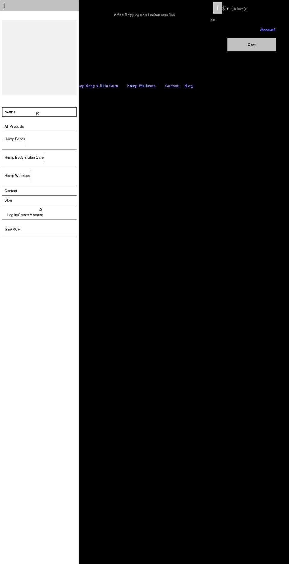 hempconnection.com.au shopify website screenshot