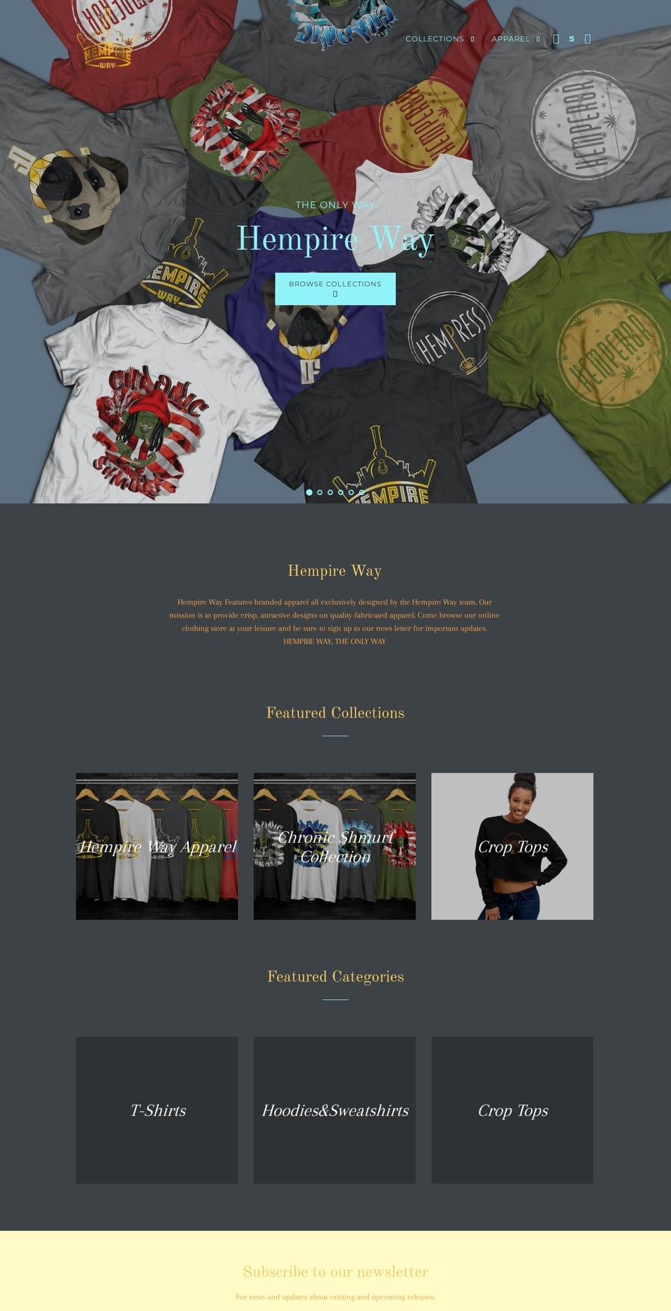hempireway.com — Shopify storefront screenshot
