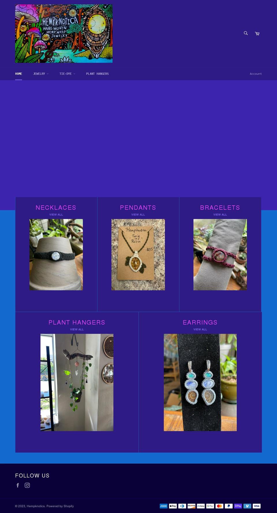 hempknotica.com shopify website screenshot