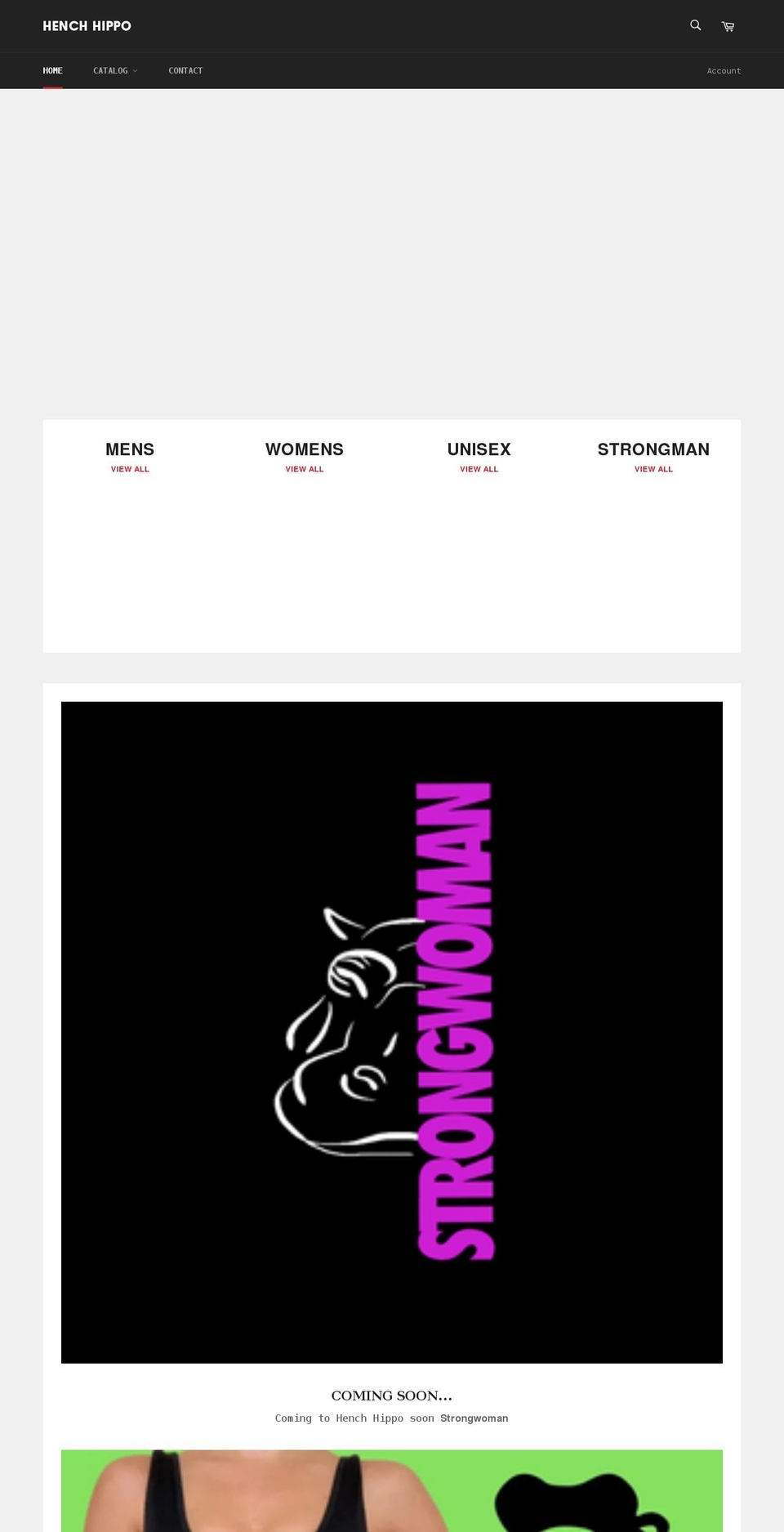 henchhippo.co.uk shopify website screenshot