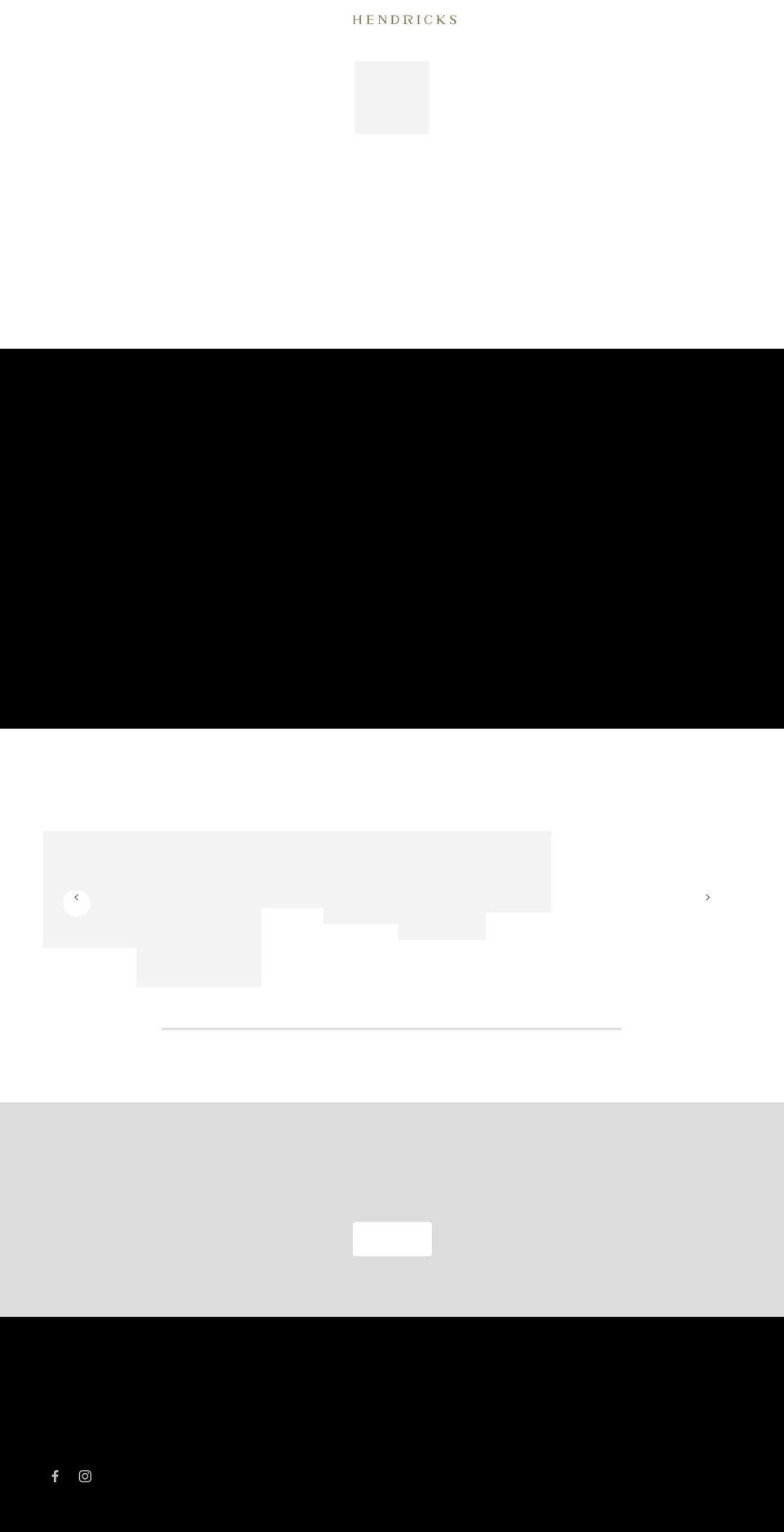 hendricksfinefurniture.com shopify website screenshot