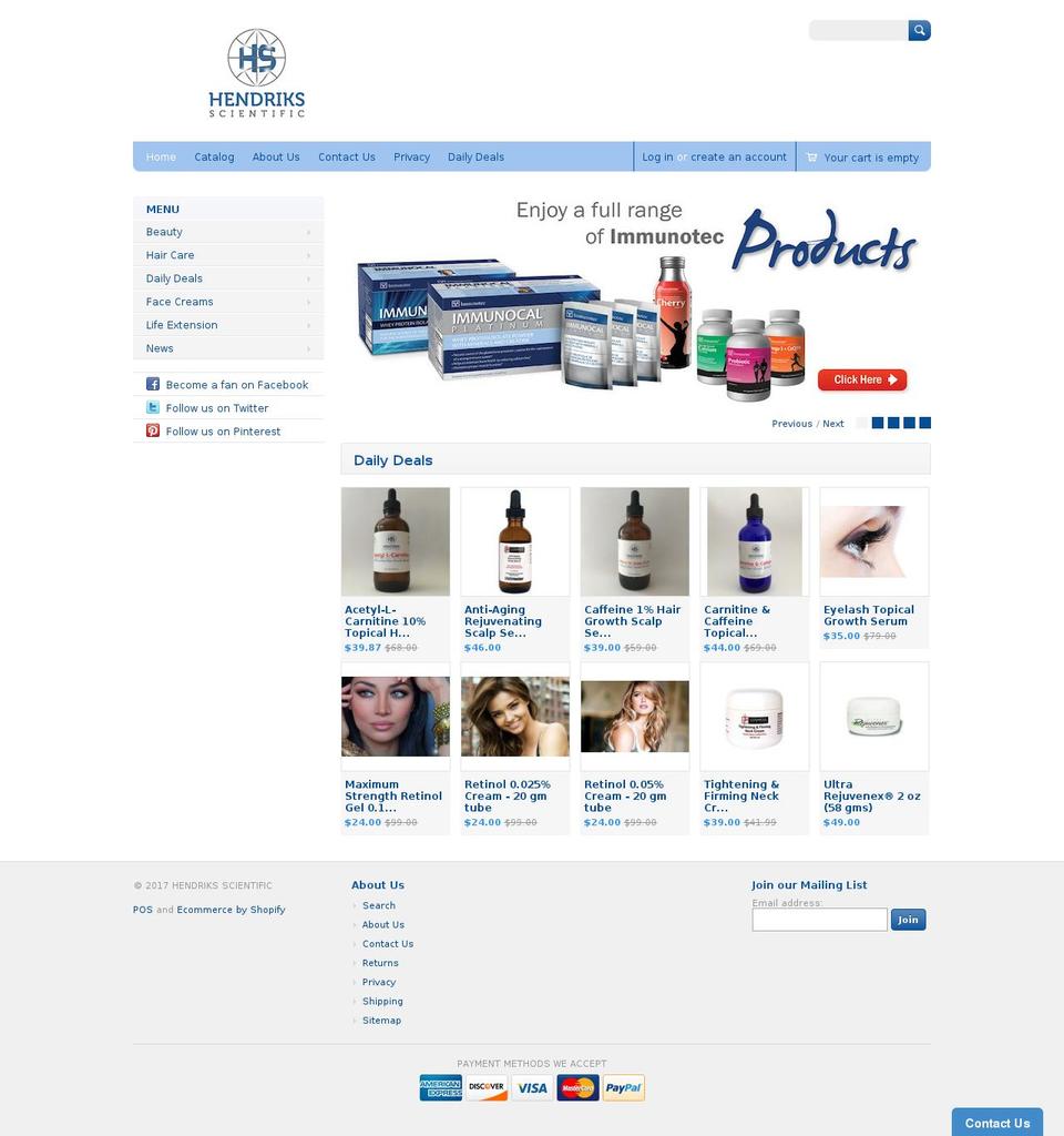 Megatronic before discount 11\/23 Shopify theme site example hendriks-scientific.com