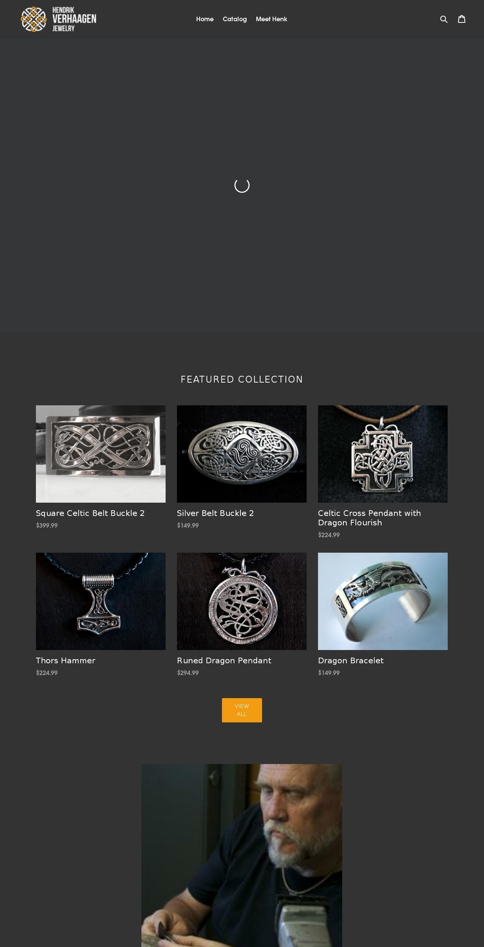 hendrikverhaagen.com shopify website screenshot