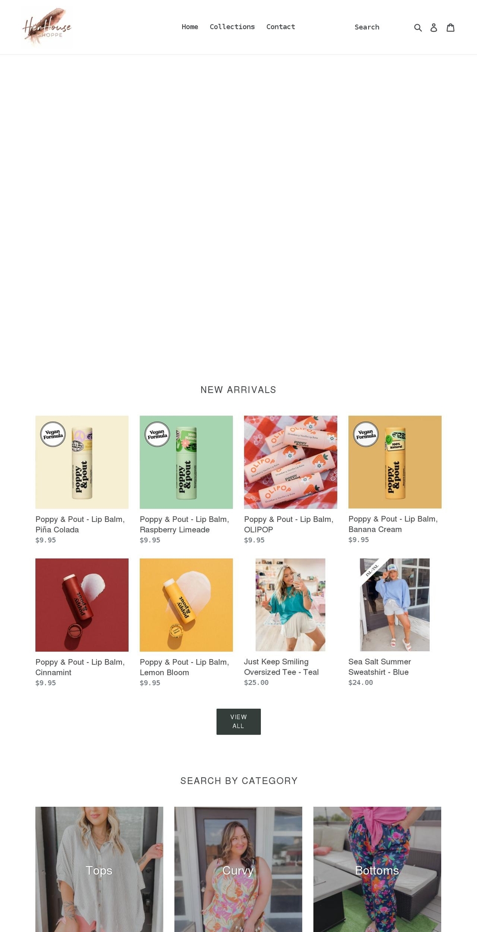 henhouseshoppe.com shopify website screenshot