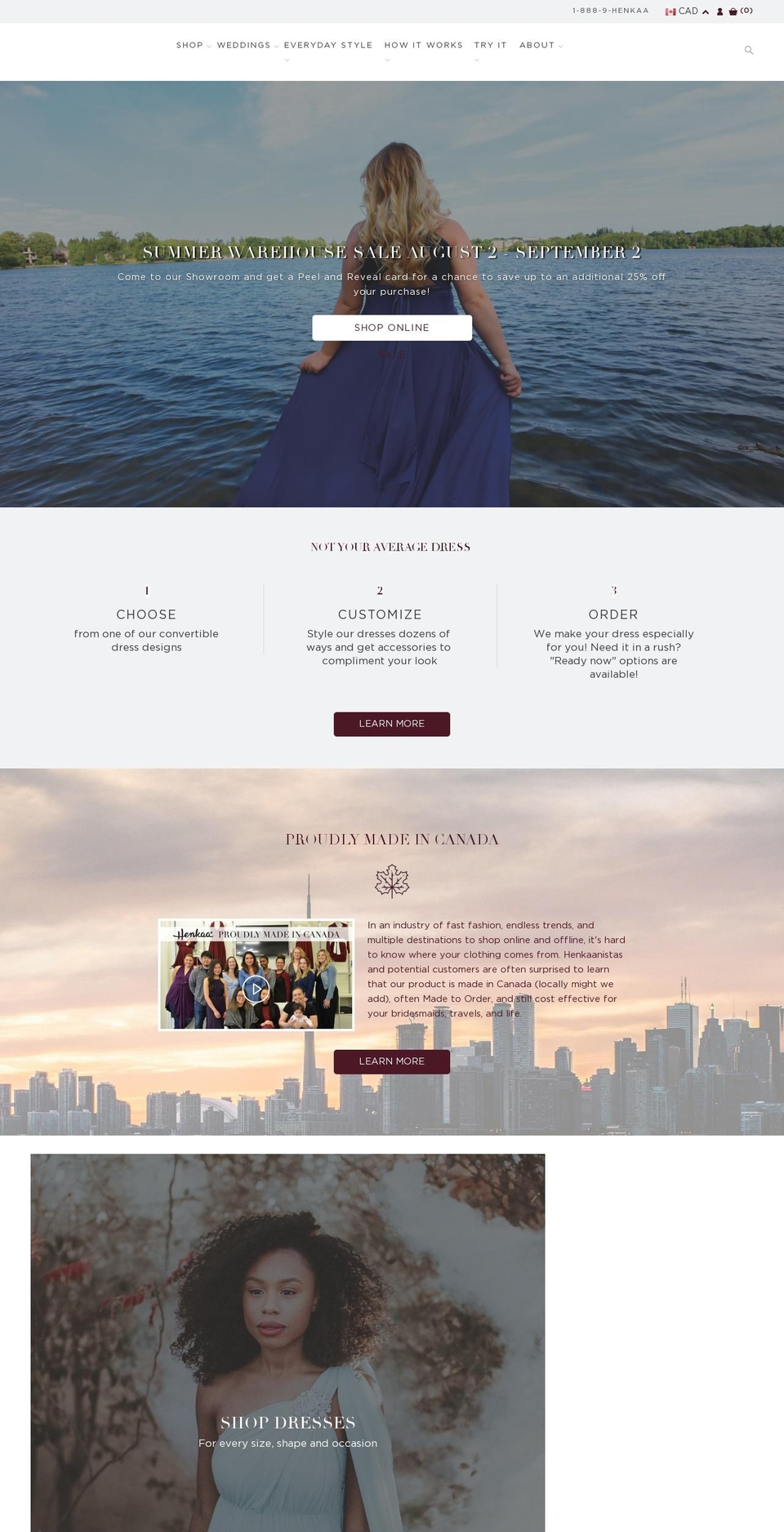 henkaa.com shopify website screenshot