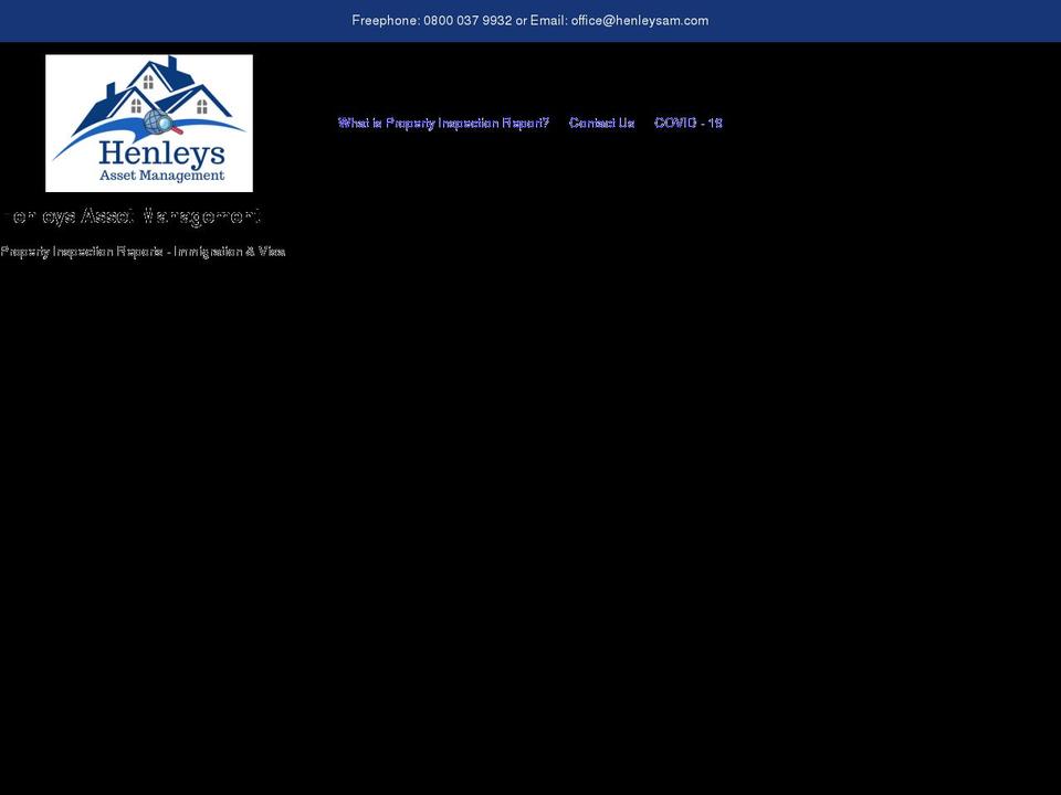 henleysam.com shopify website screenshot