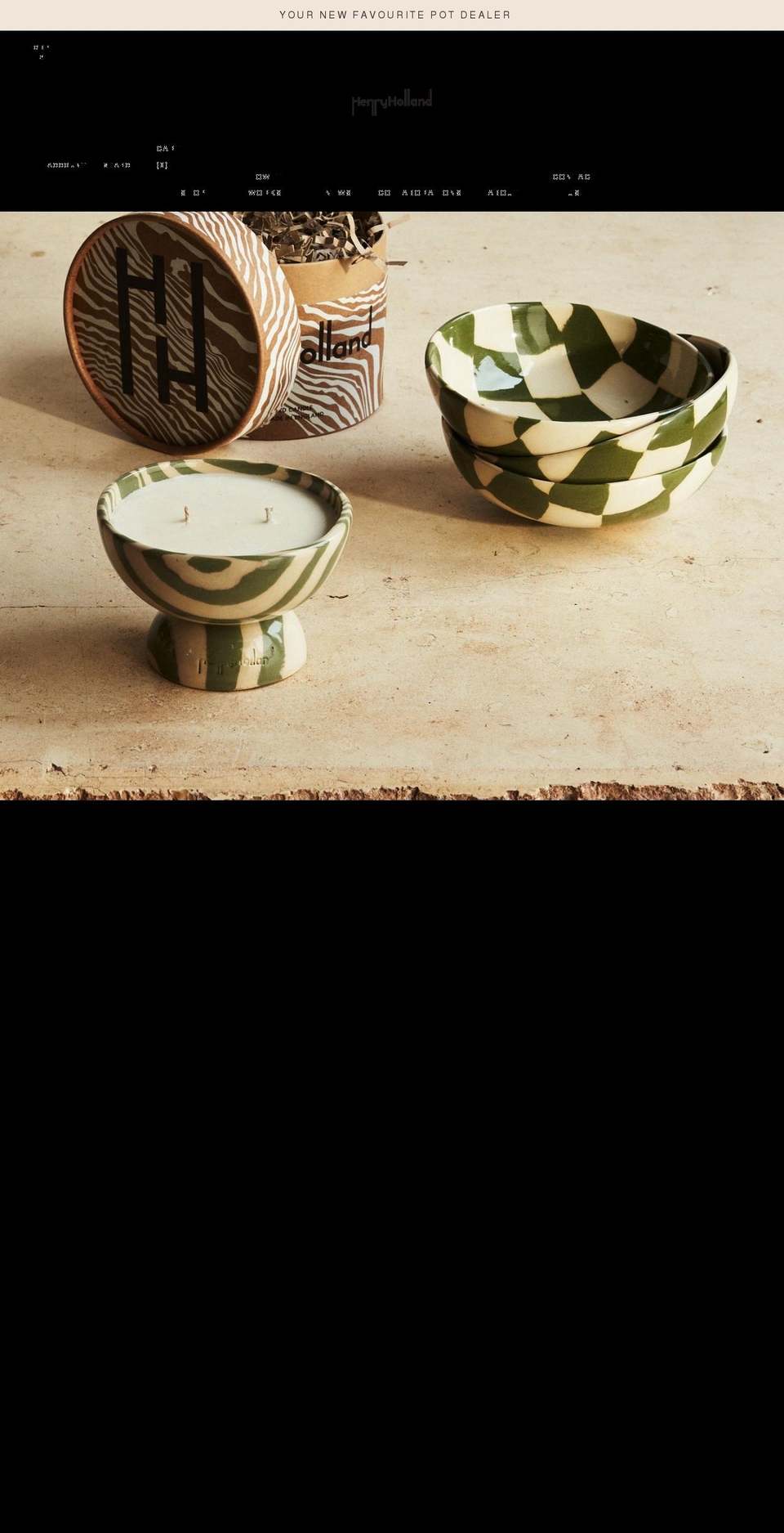 henryhollandstudio.com shopify website screenshot