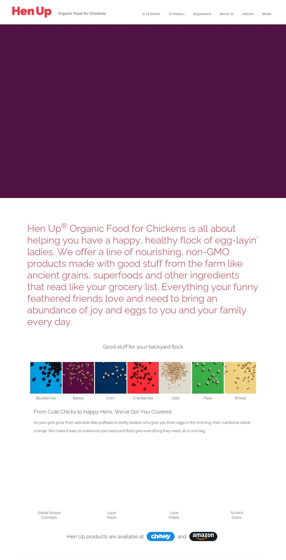 henuporganics.com shopify website screenshot