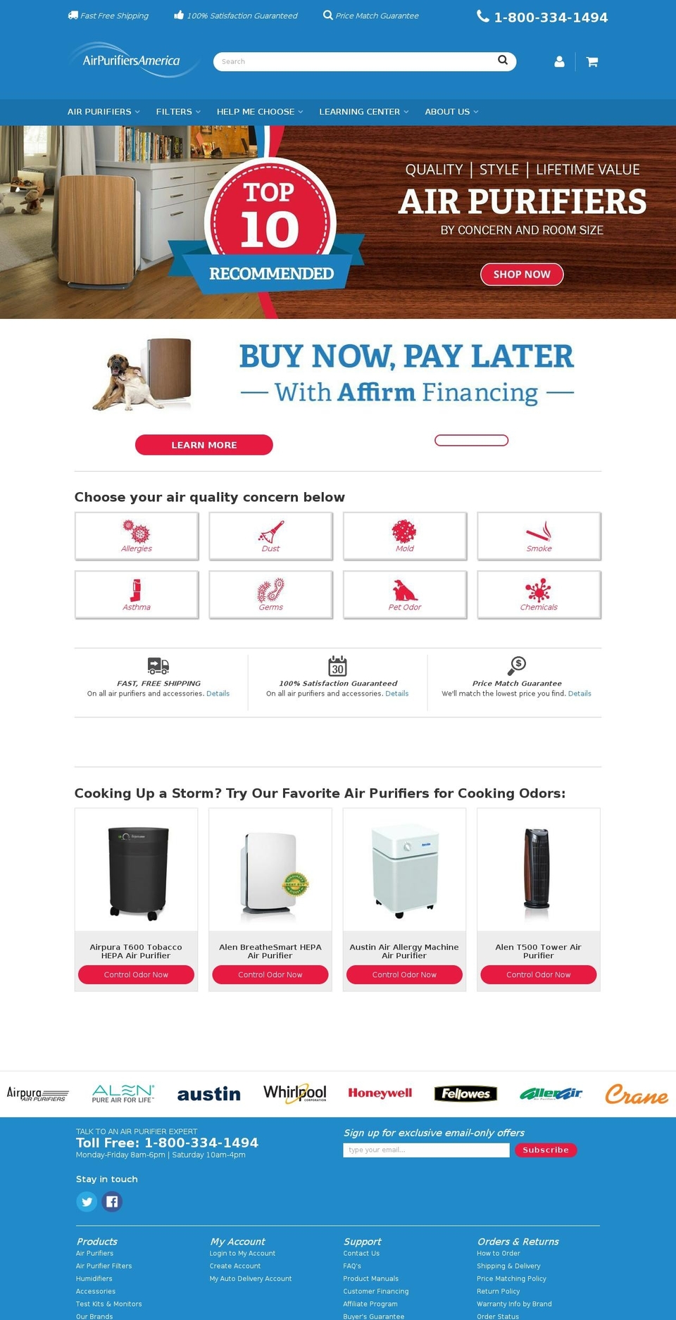 FINALIZED Checkout Upgrades Shopify theme site example hepa-air-purifiers.com