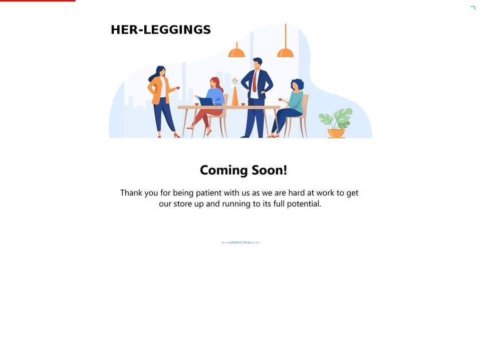 updated-theme Shopify theme site example her-leggings.com