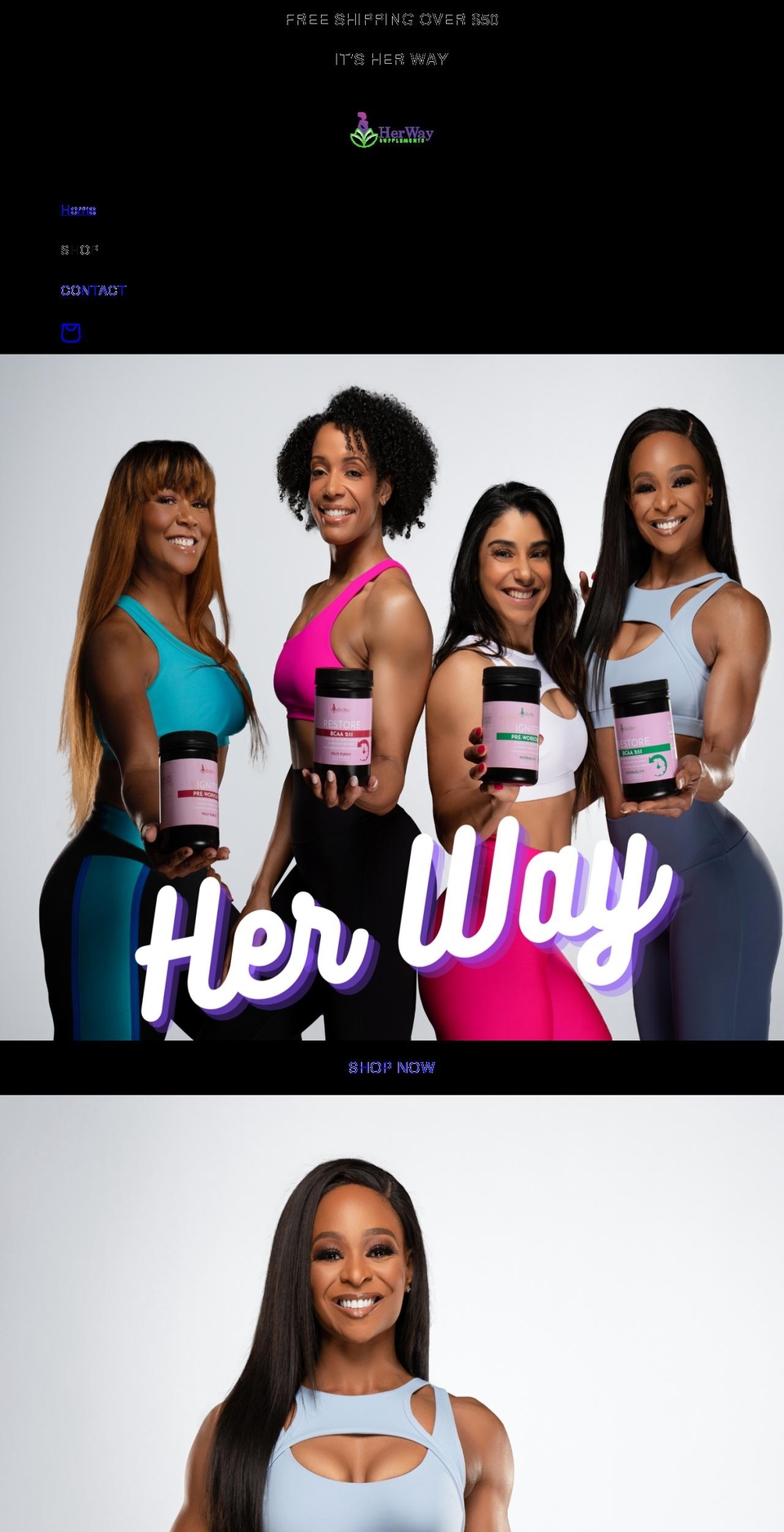 her-way.com shopify website screenshot