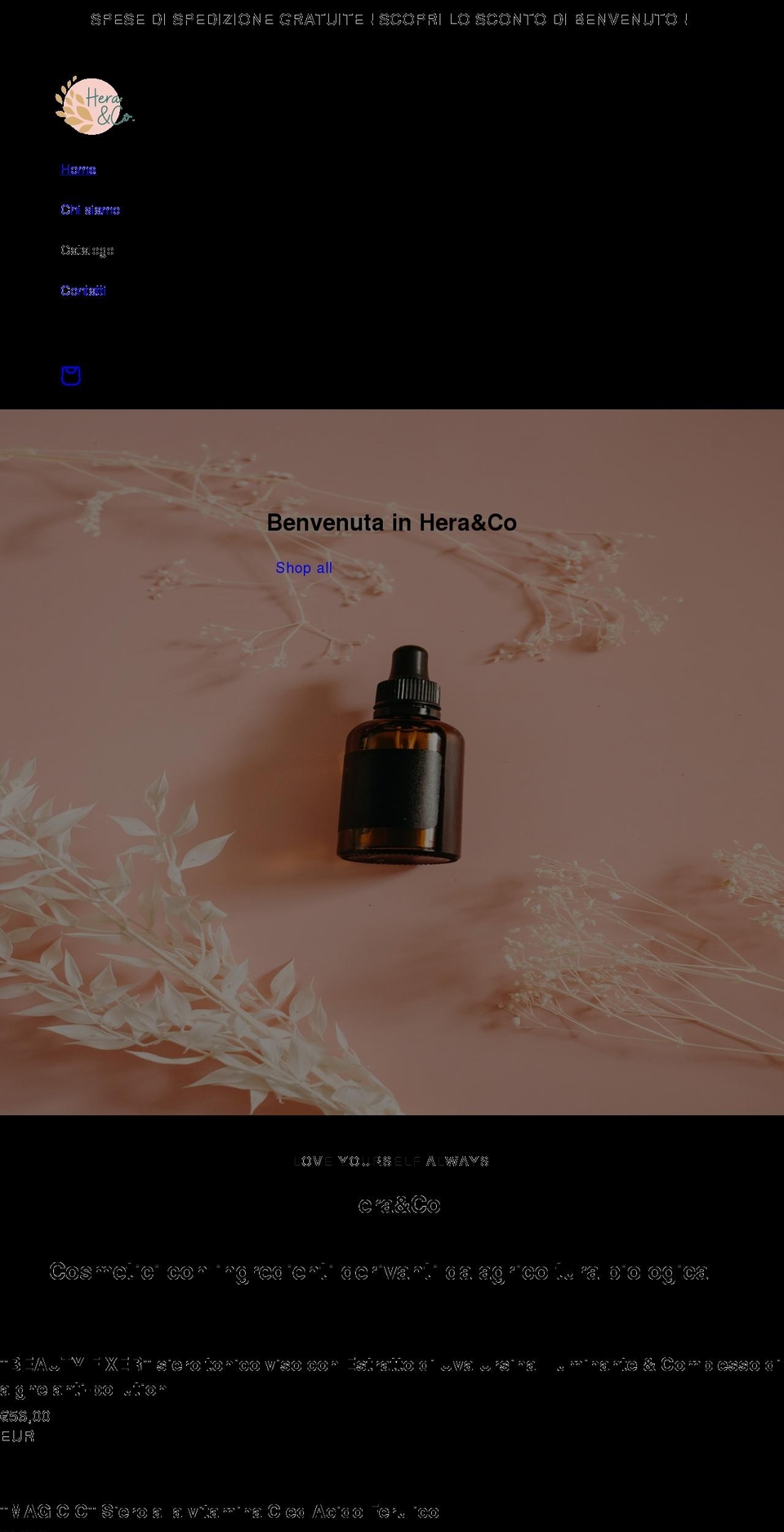 heraandco.com shopify website screenshot