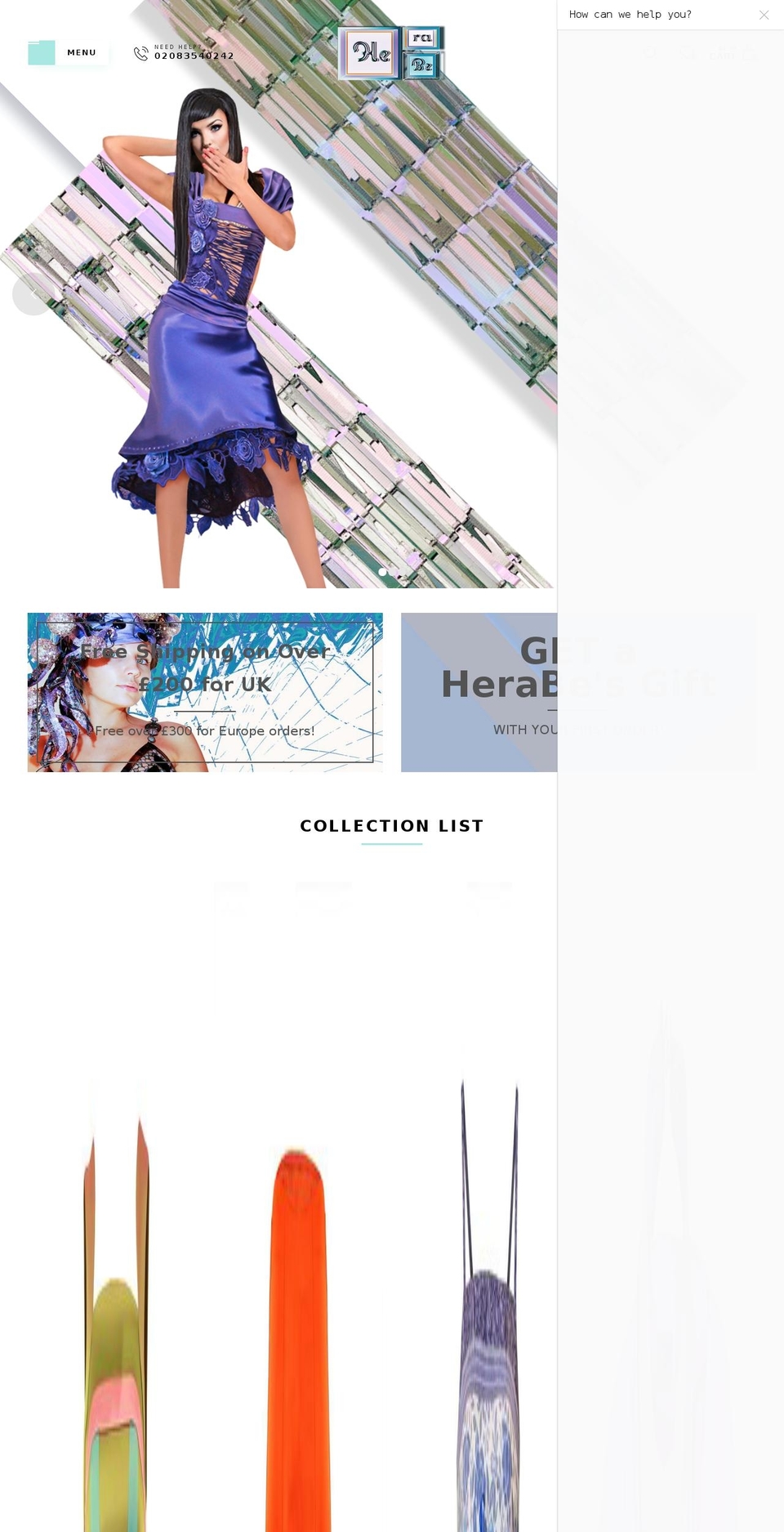 Eva 1 (rt-working) Shopify theme site example herabe.co.uk