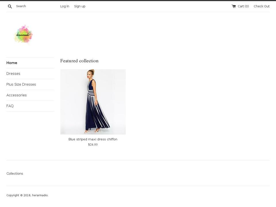 herarmadio.com — Shopify storefront screenshot