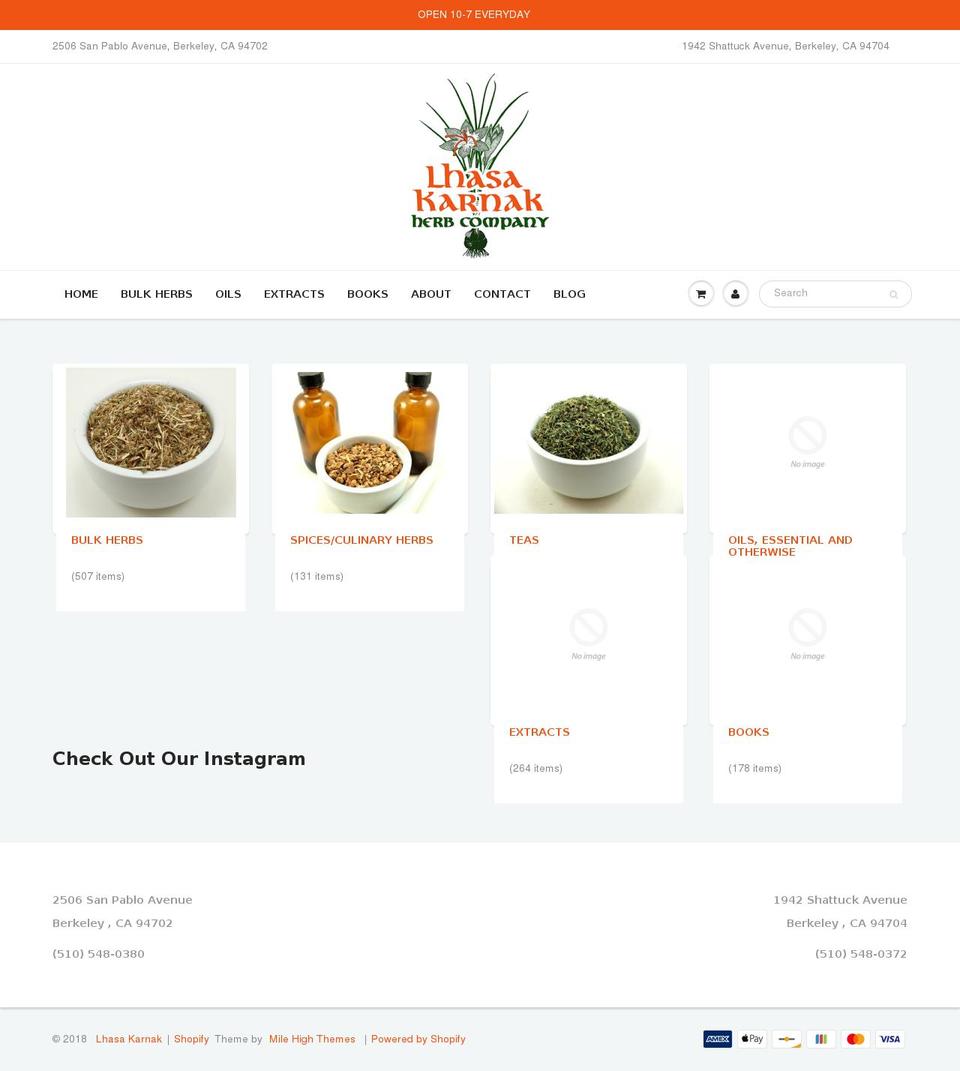 herb-inc.com shopify website screenshot