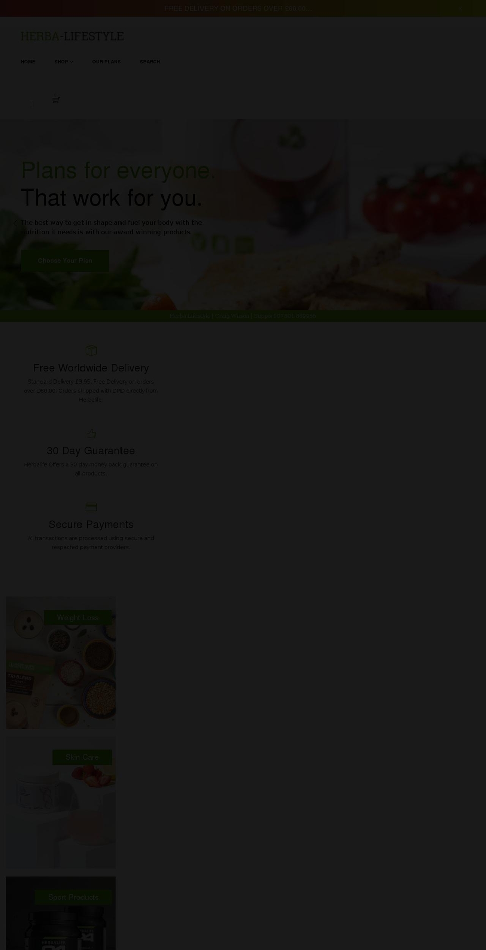 herba-lifestyle.online shopify website screenshot