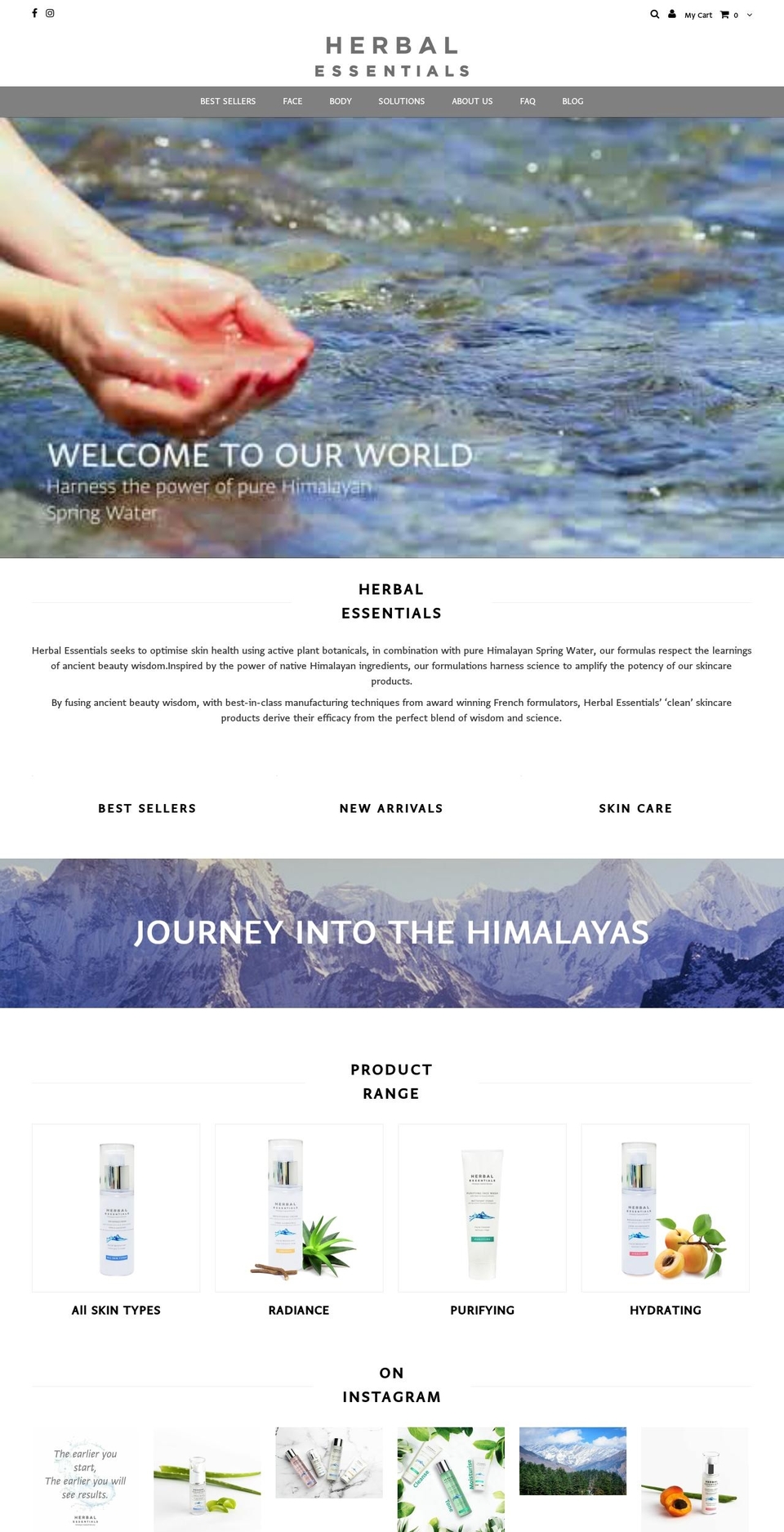 Copy of Testament Shopify theme site example herbal-essentials.info