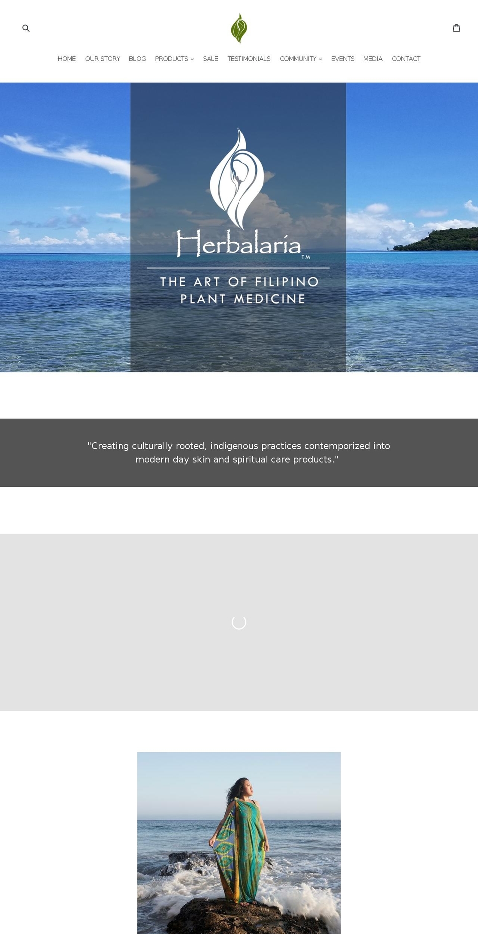 herbalaria.com shopify website screenshot