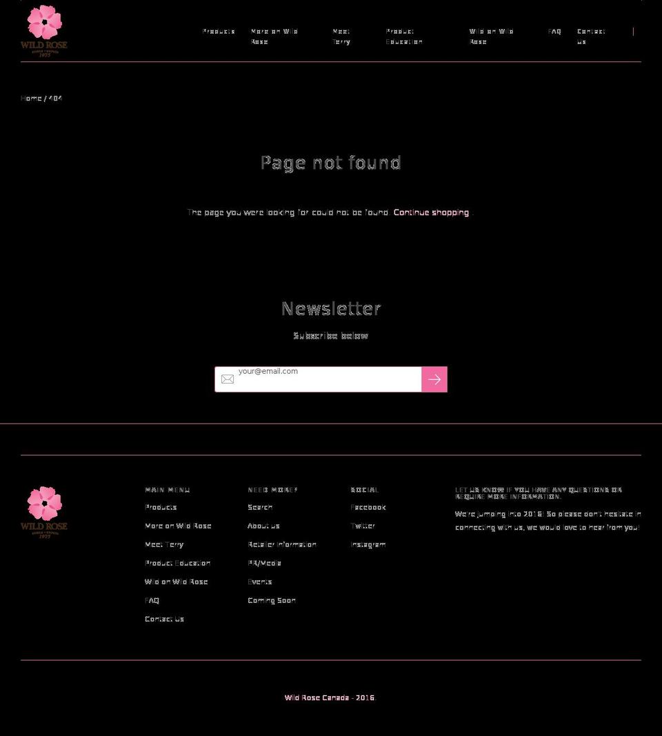 wild-rose-products.myshopify.com-launch theme Shopify theme site example herbald-tox.com