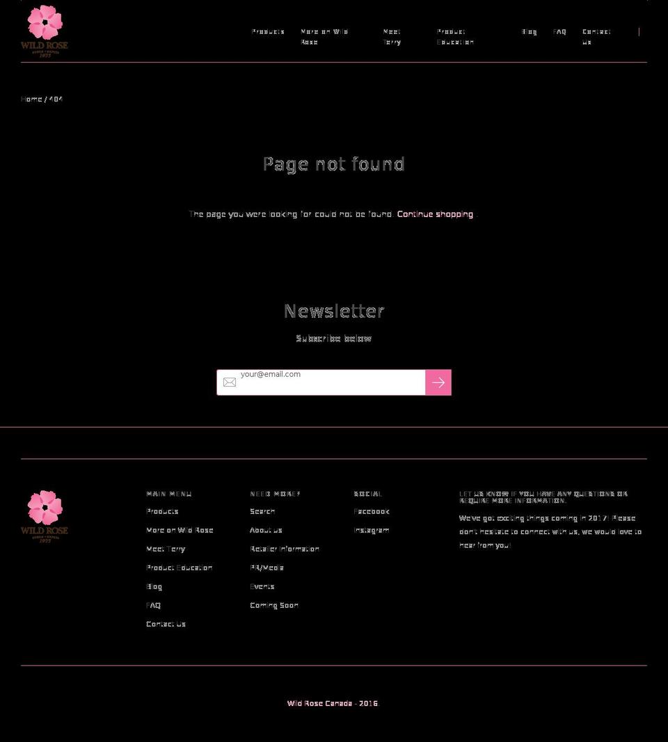 wild-rose-products.myshopify.com-launch theme Shopify theme site example herbaldtox.ca