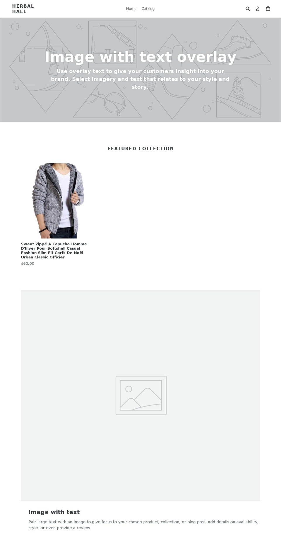 herbalhall.com — Shopify storefront screenshot