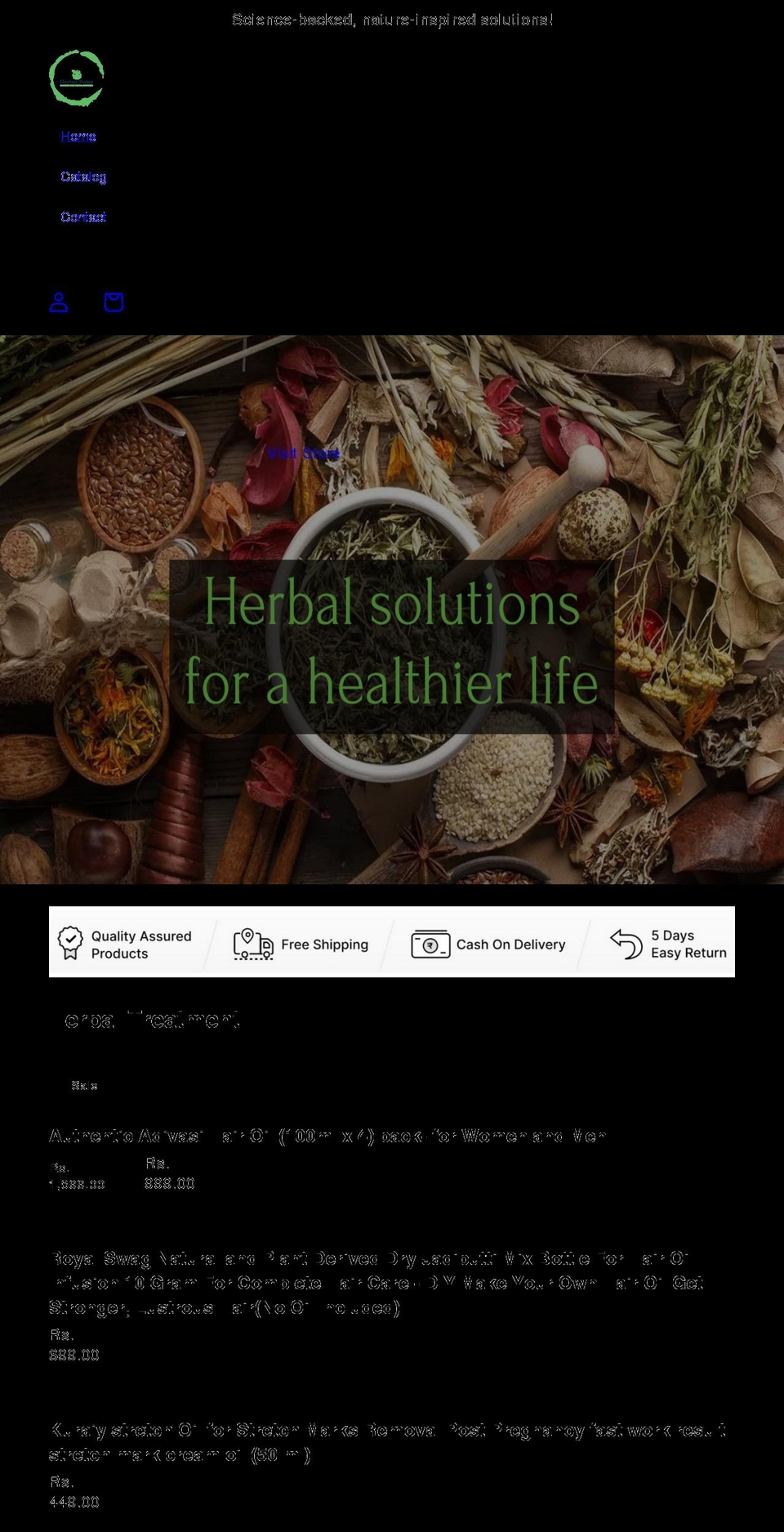 herbalpulse.com shopify website screenshot